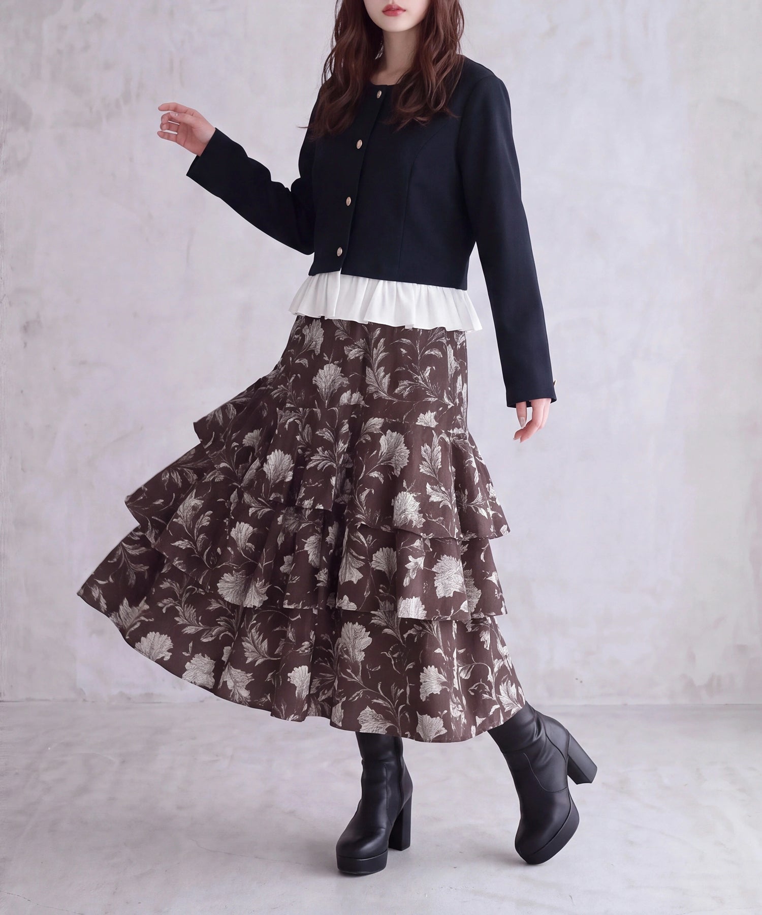 ネイビー(AI画像) model:160cm 着用サイズ:M
