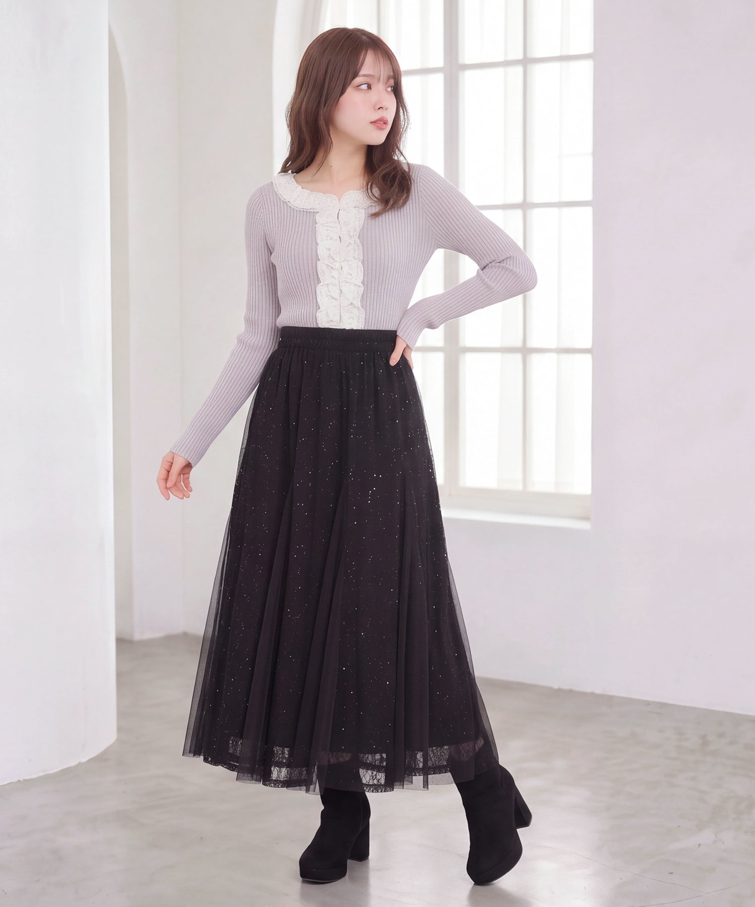 ブラック(AI画像)　model：160　着用サイズ：M