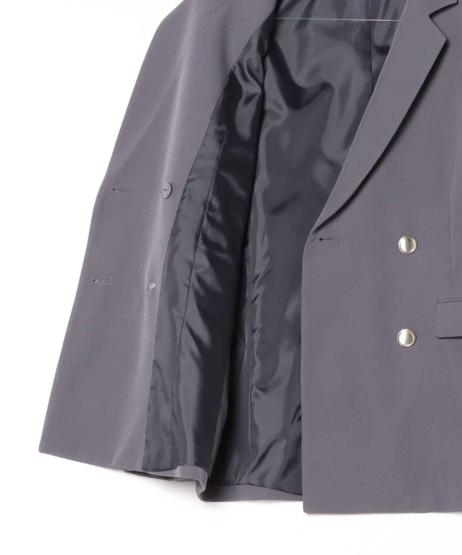 ダブルブレストジャケット(チェック柄・無地)