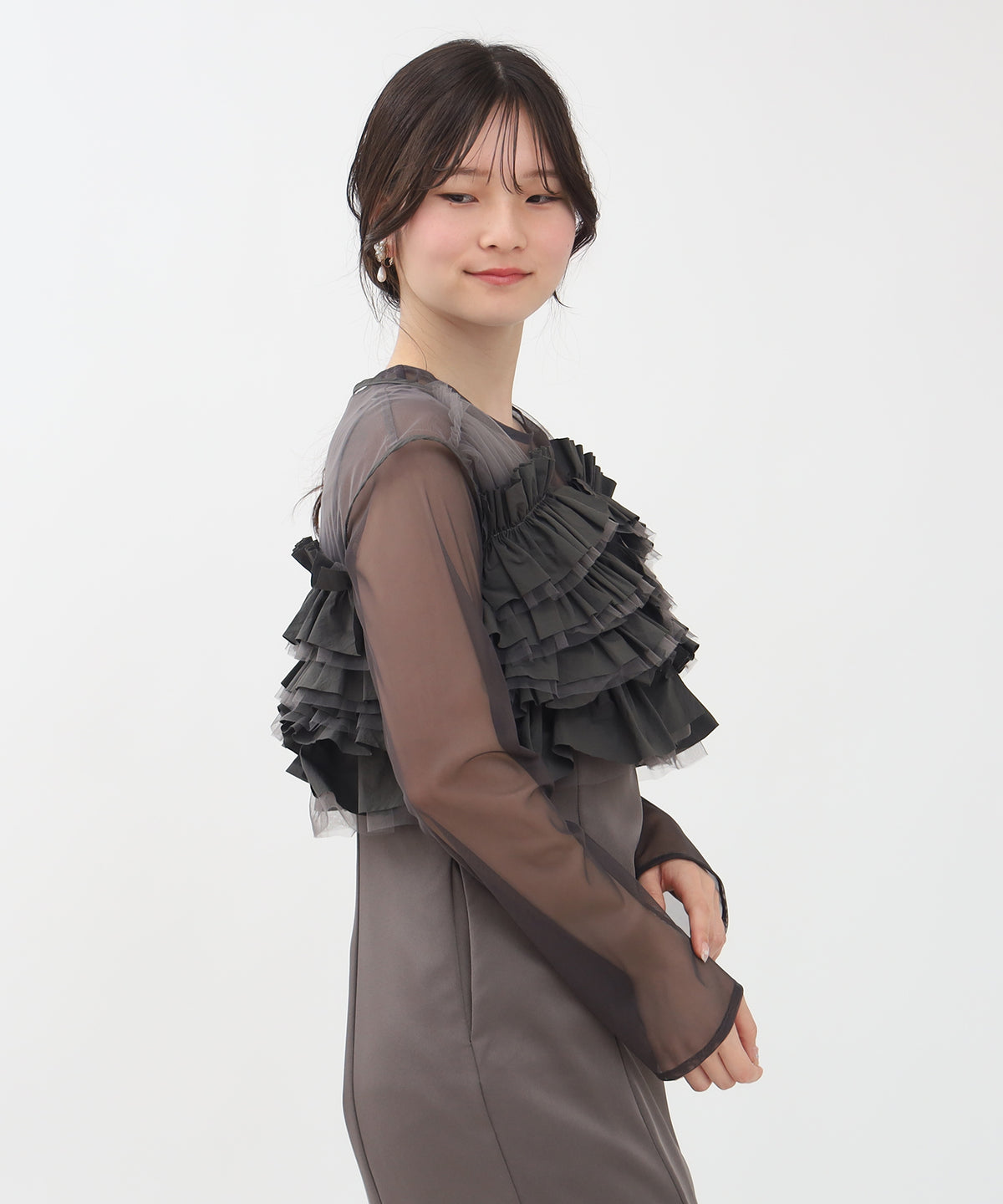 チャコール　model：160　着用サイズ：M