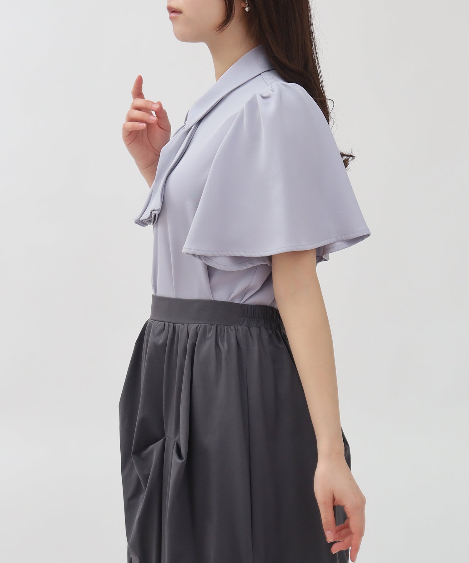 ダスティーブルー　model：156　着用サイズ：S