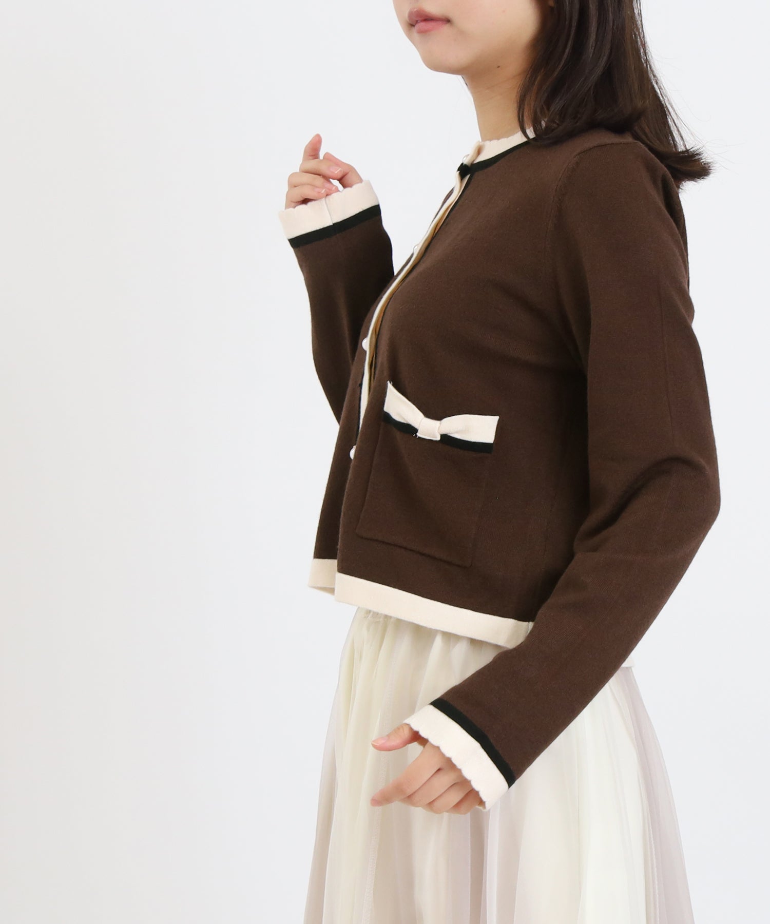 ブラウン　model：156　着用サイズ：M