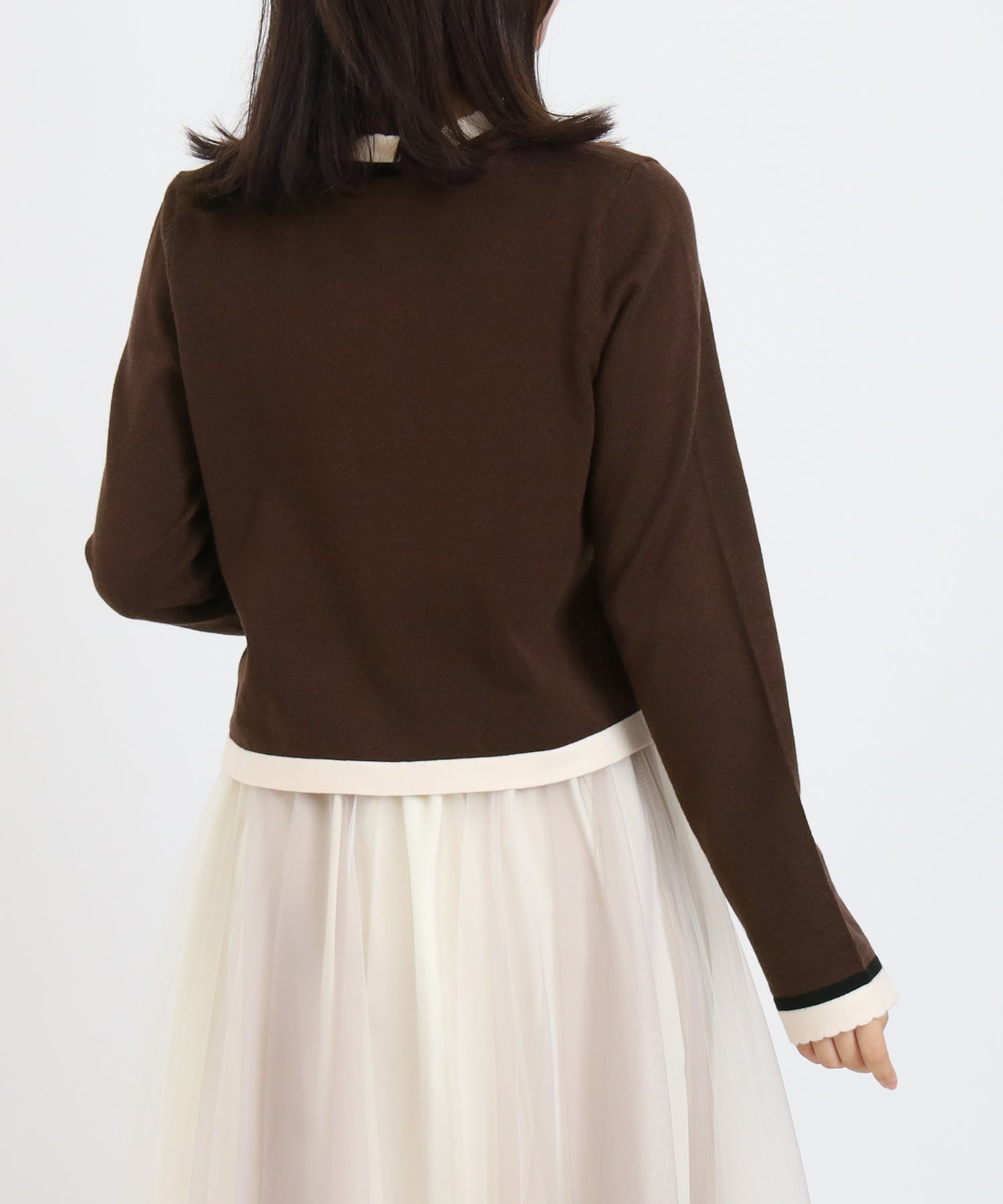 ブラウン　model：156　着用サイズ：M