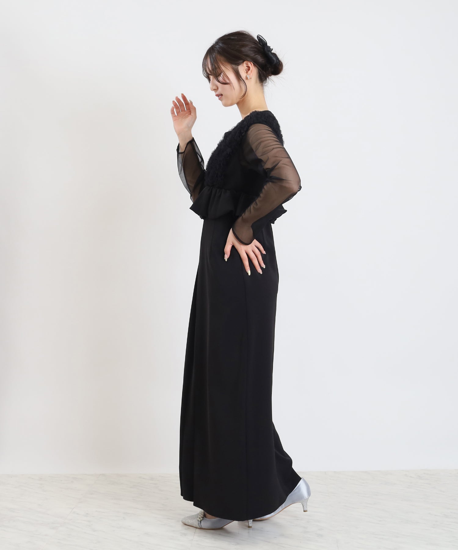 ブラック　model：160　着用サイズ：M