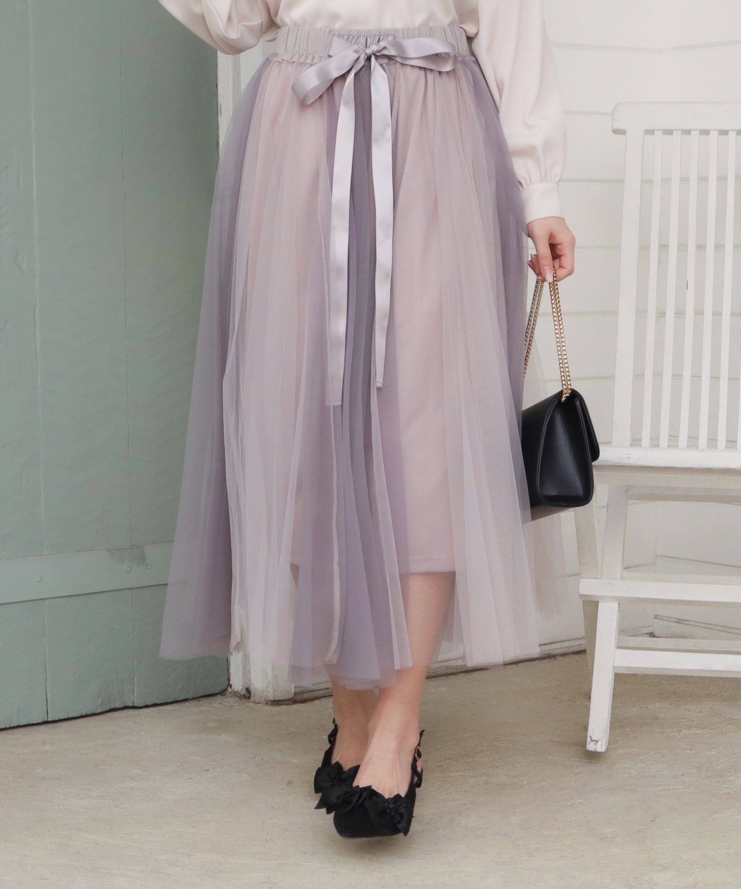 ライトグレー　model：160　着用サイズ：M