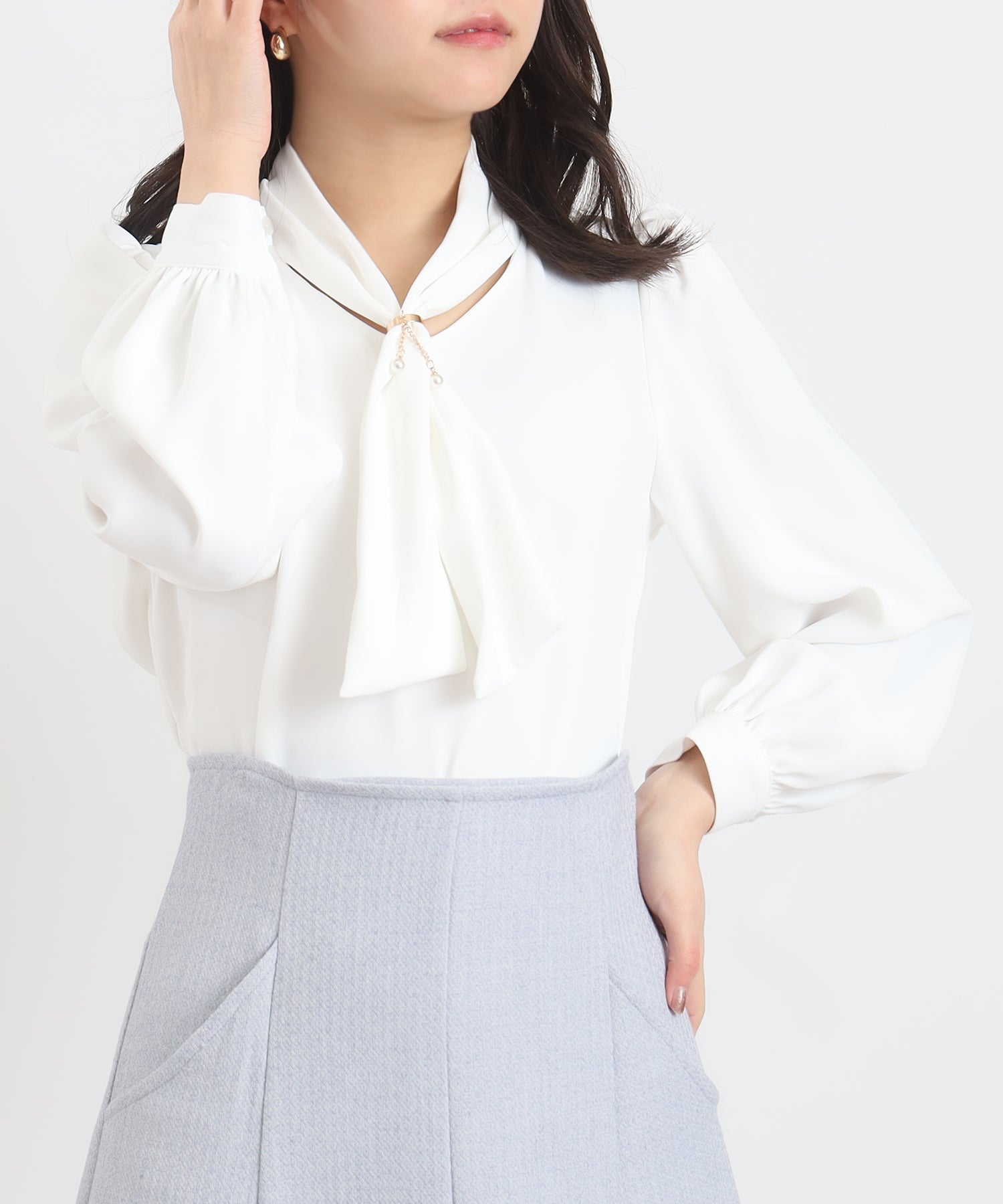 ホワイト　model：156　着用サイズ：S