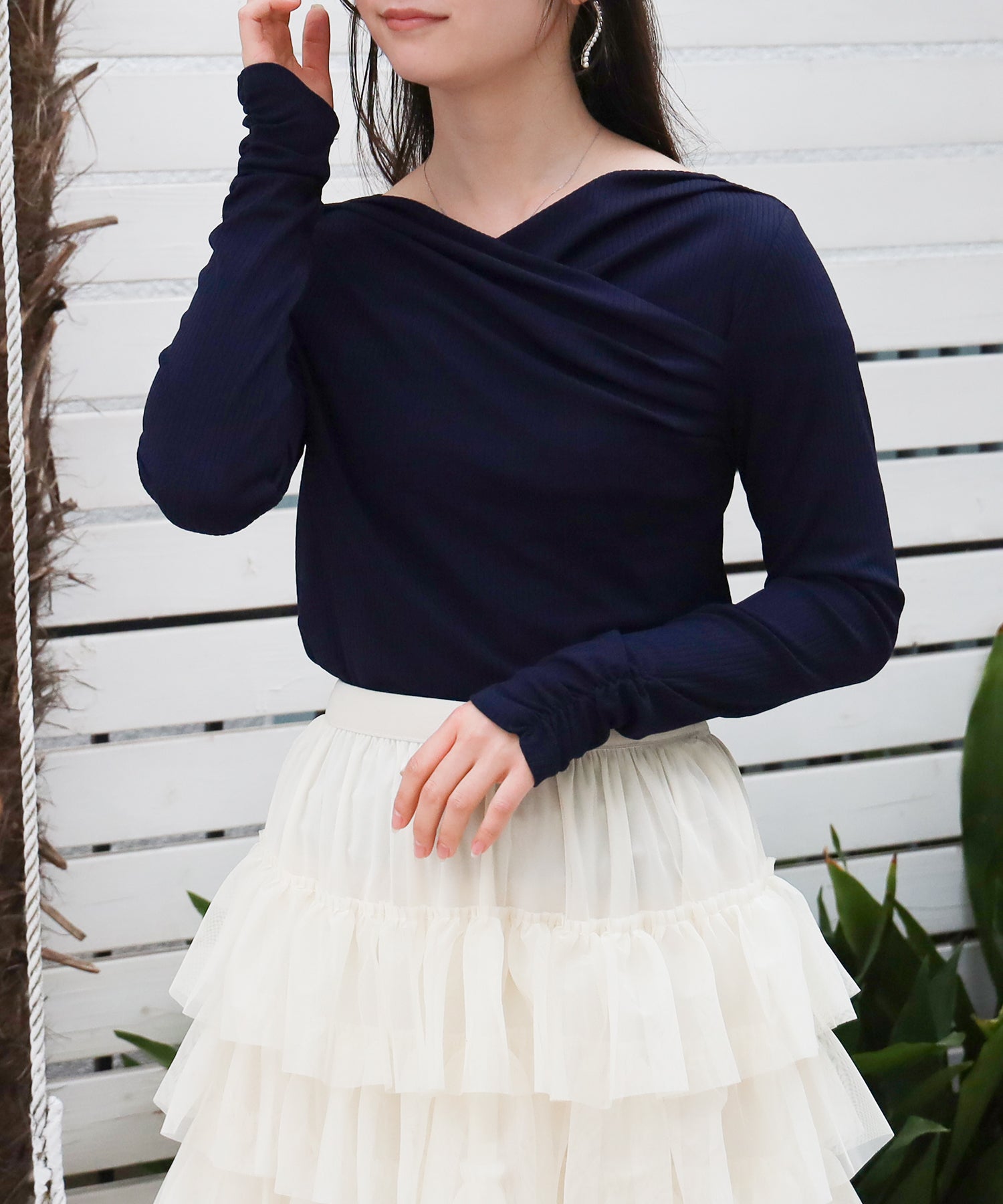 ネイビー　model:160cm  着用サイズ：M