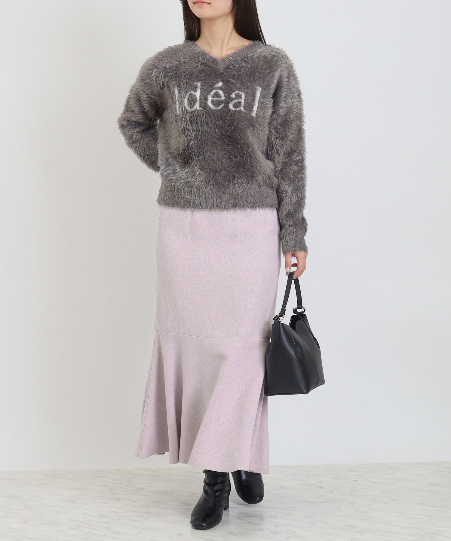 ラベンダー　model:160cm   着用サイズ：M