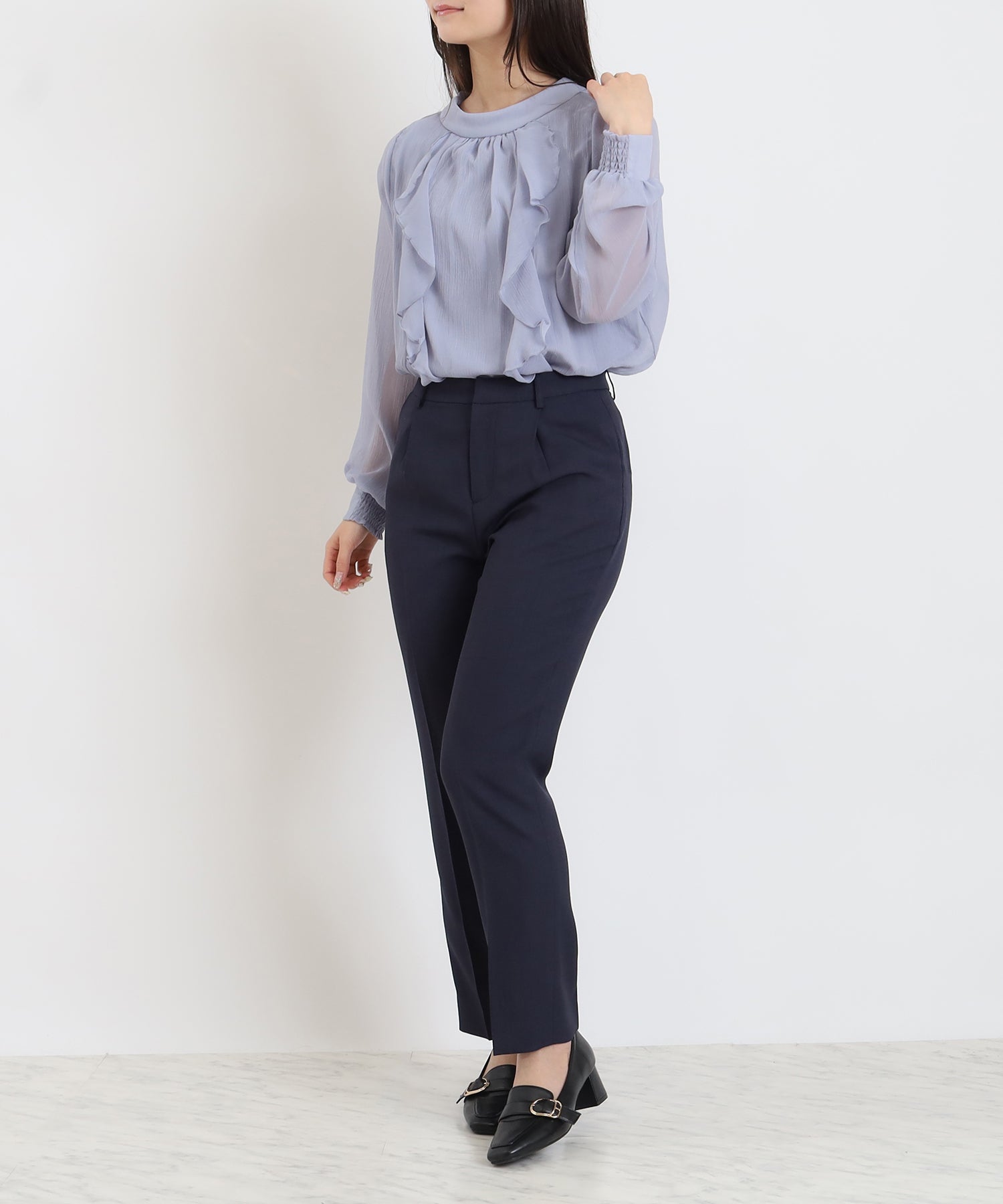 ネイビー　model：160　着用サイズ：M