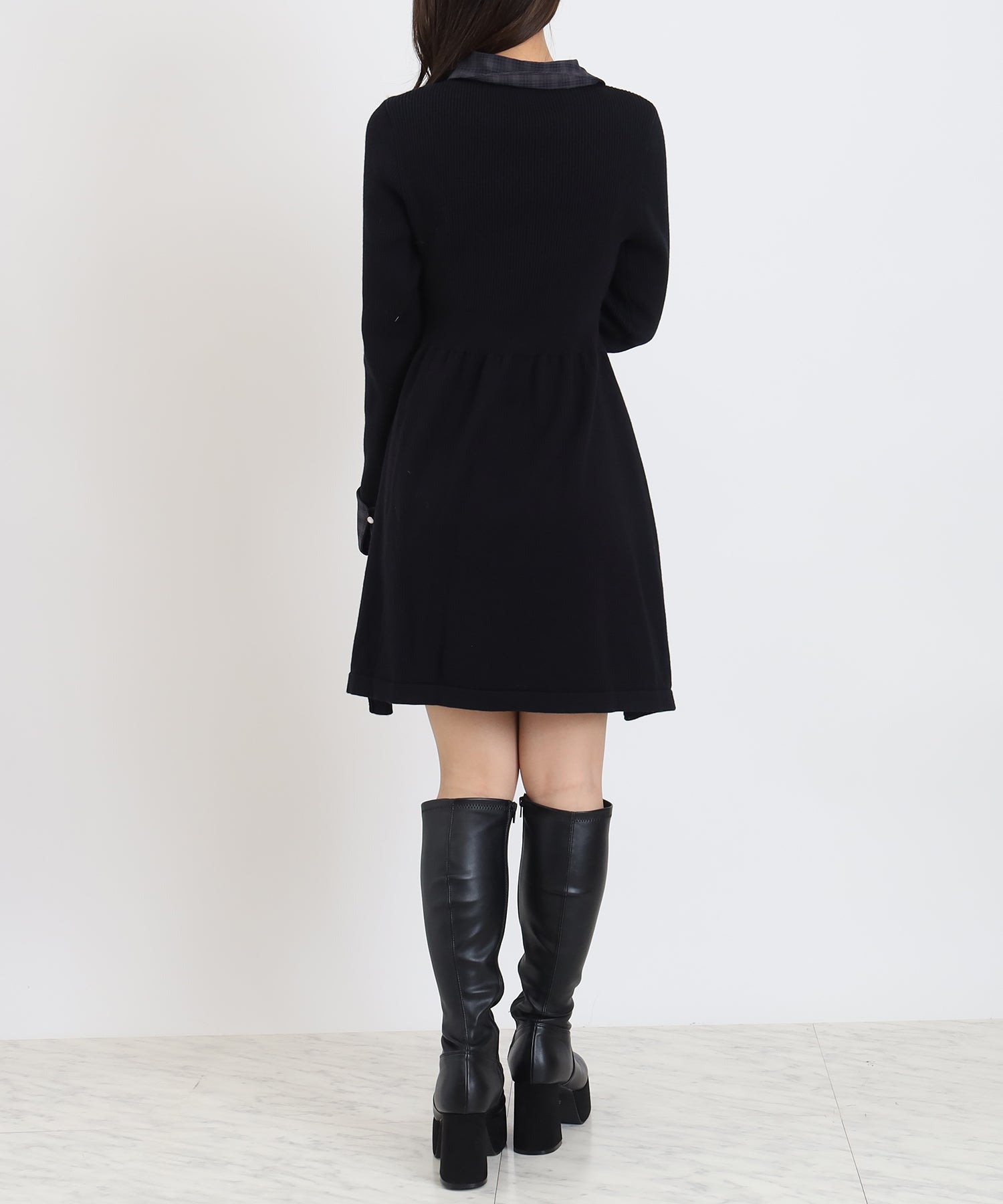 ブラック　model:156cm  着用サイズ：M