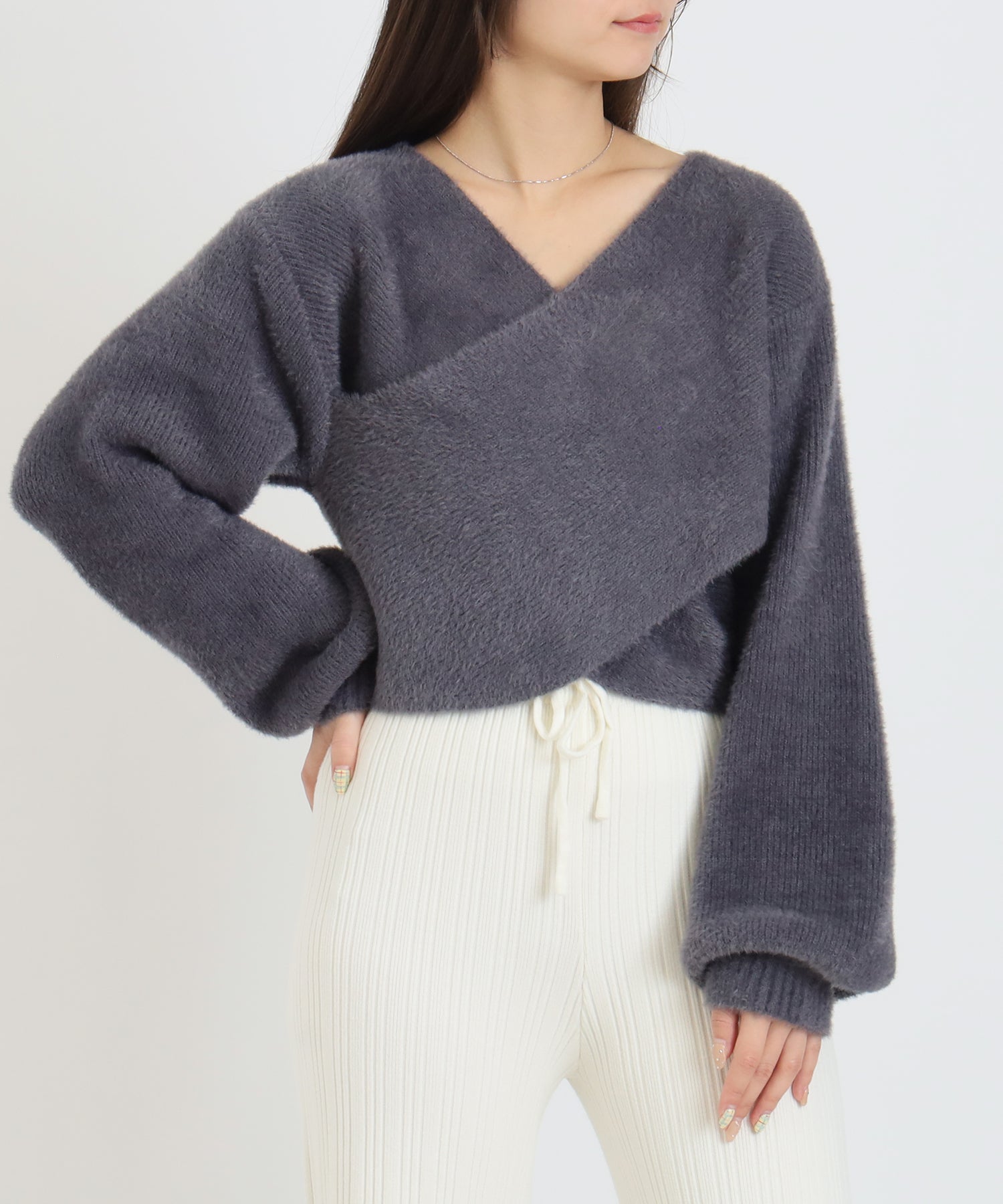 チャコール　model：160㎝　着用サイズ：M