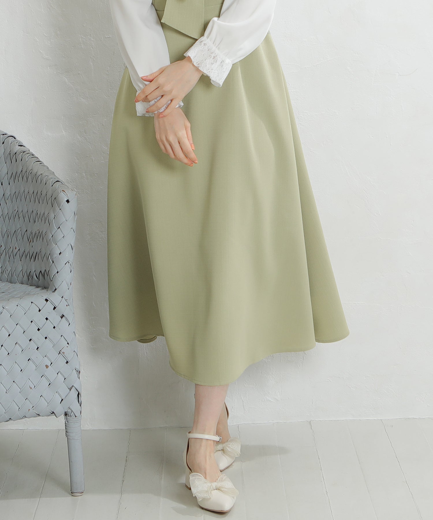 ミント　model:163cm  着用サイズ：M