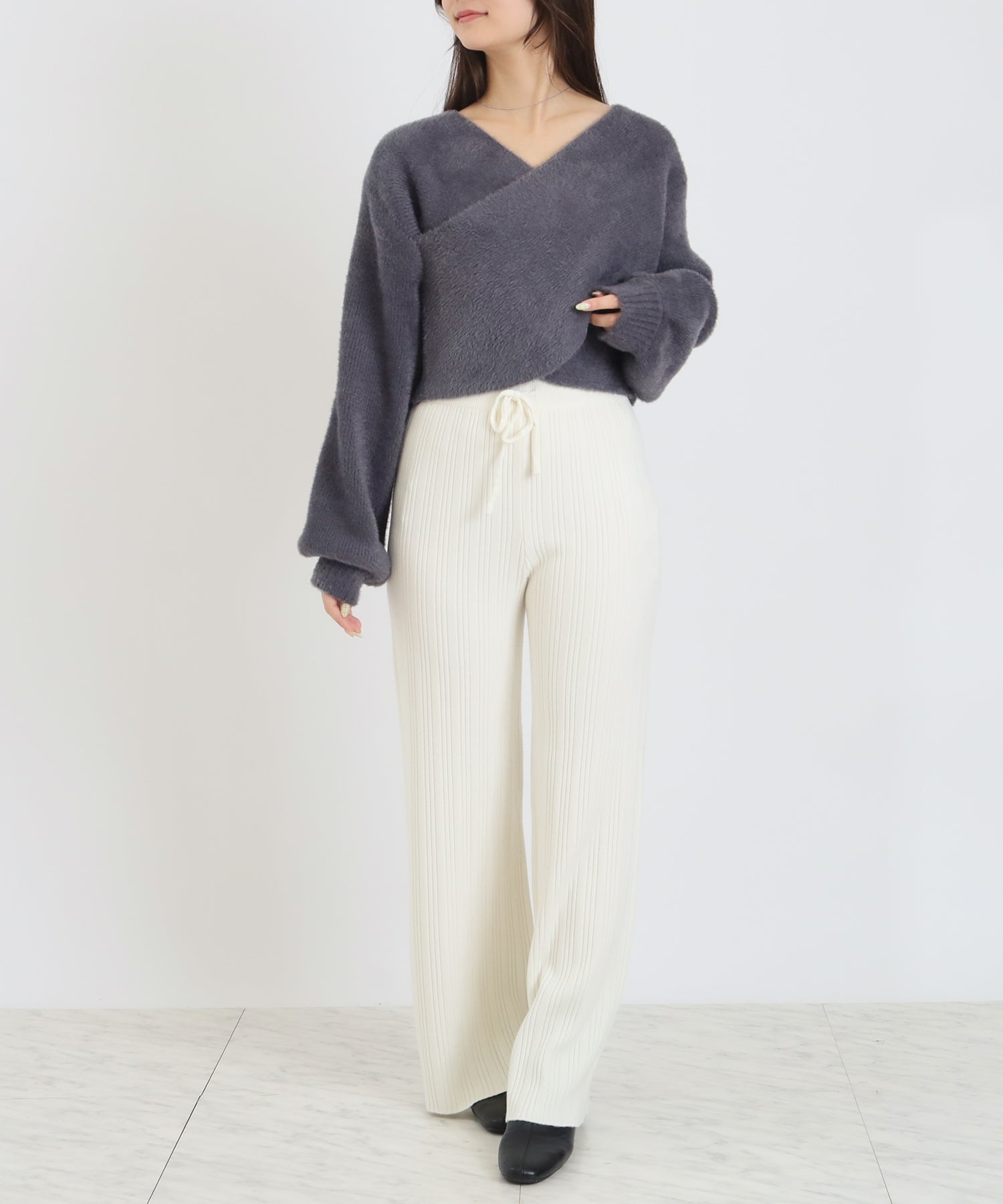 チャコール　model：160㎝　着用サイズ：M