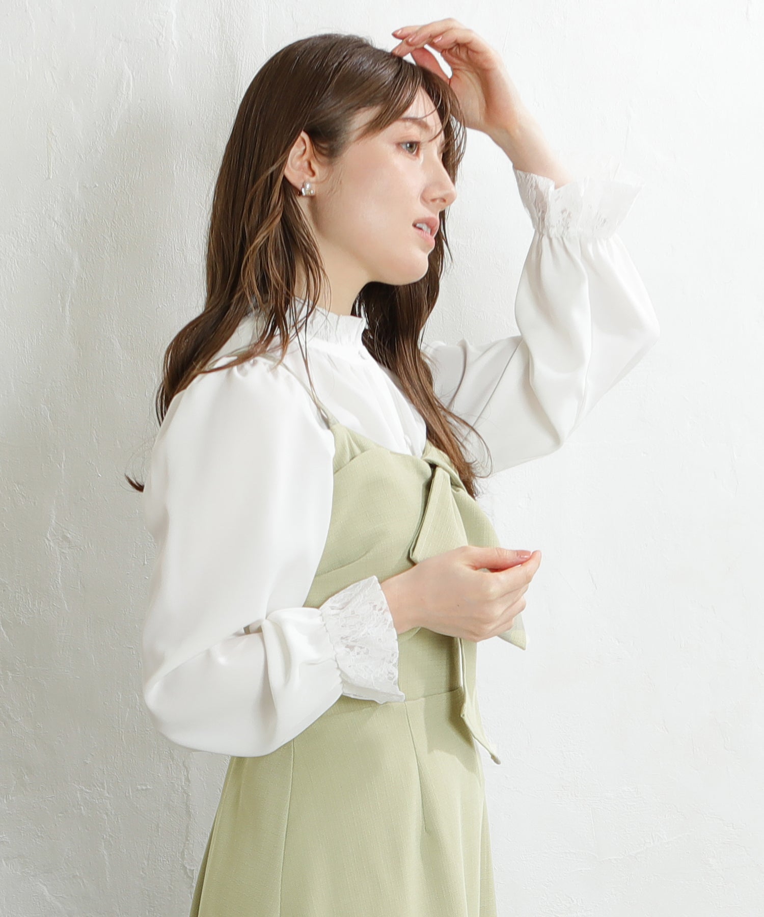 ミント　model:163cm  着用サイズ：M