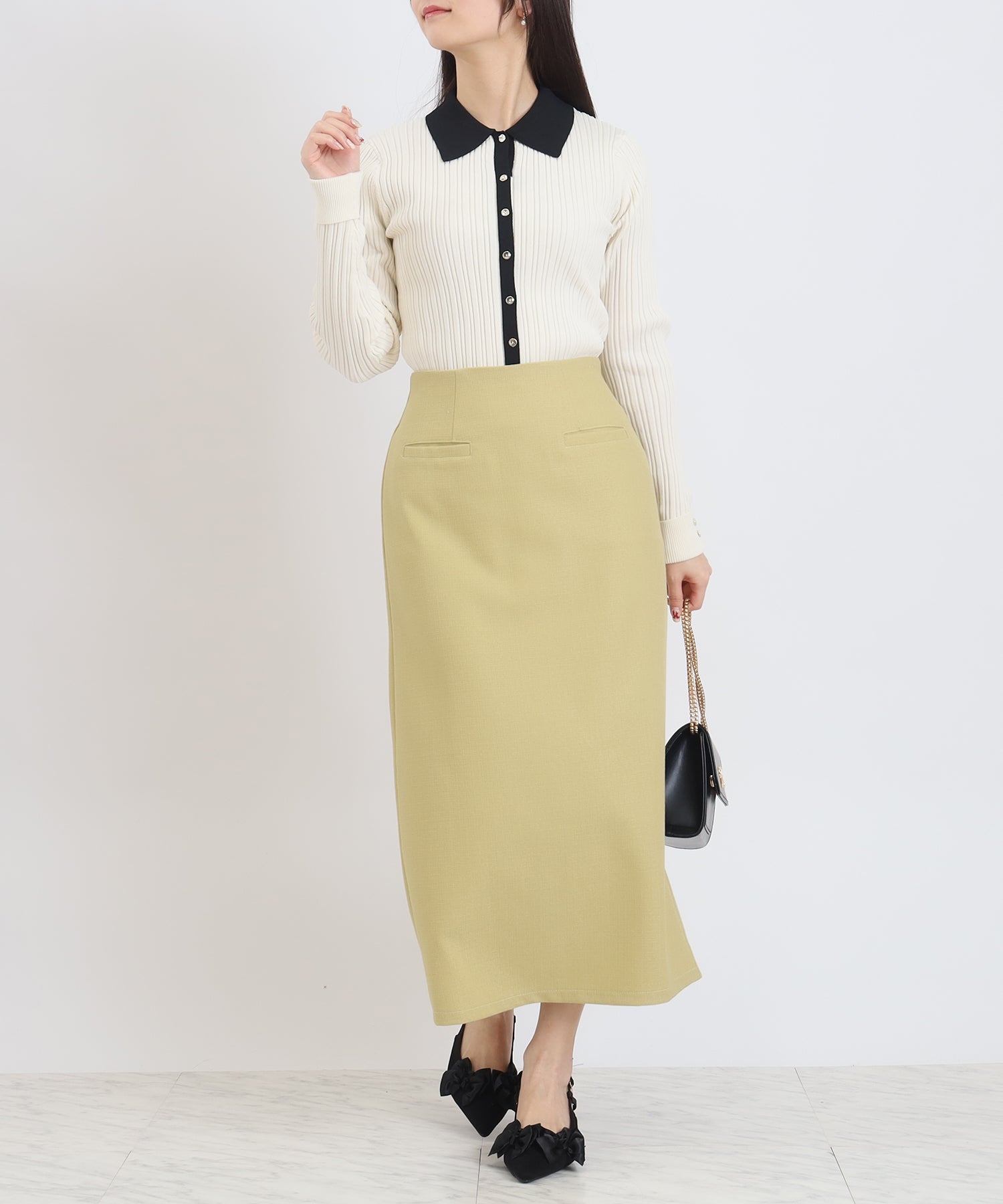 イエロー　model：160　着用サイズ：M