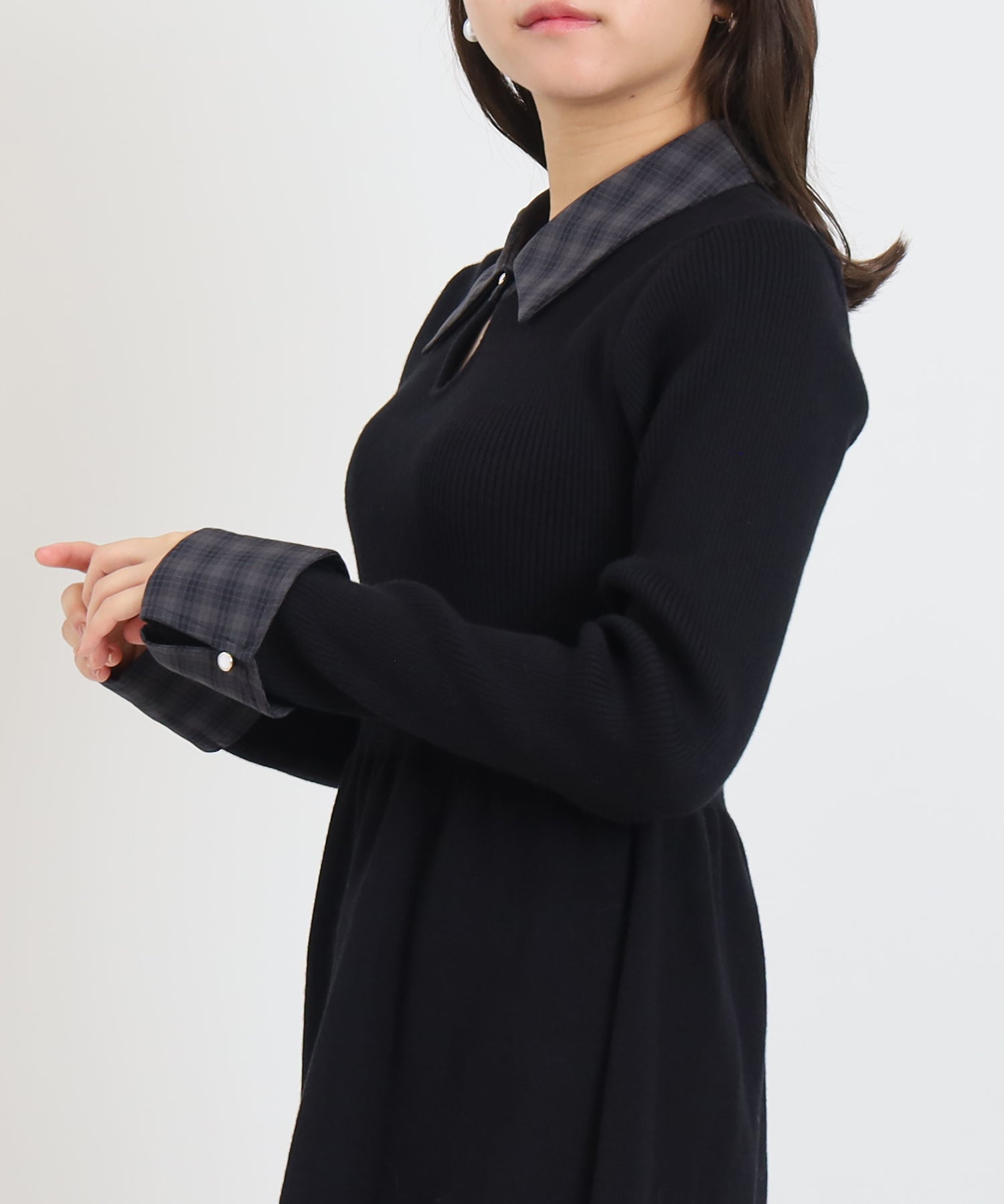 ブラック　model:156cm  着用サイズ：M