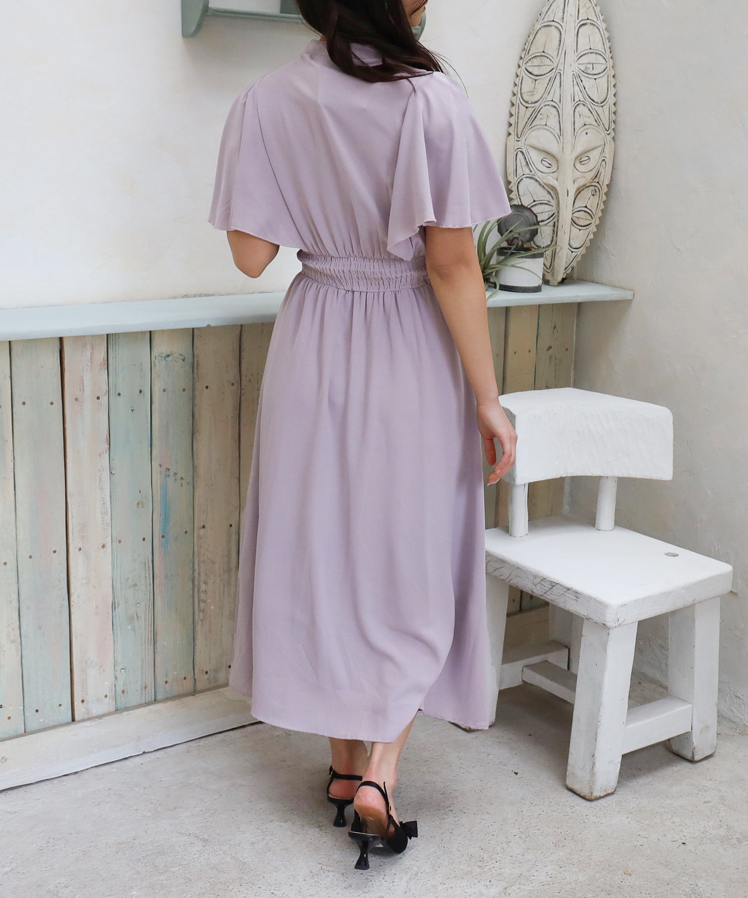 ラベンダー　model:160cm  着用サイズ：M