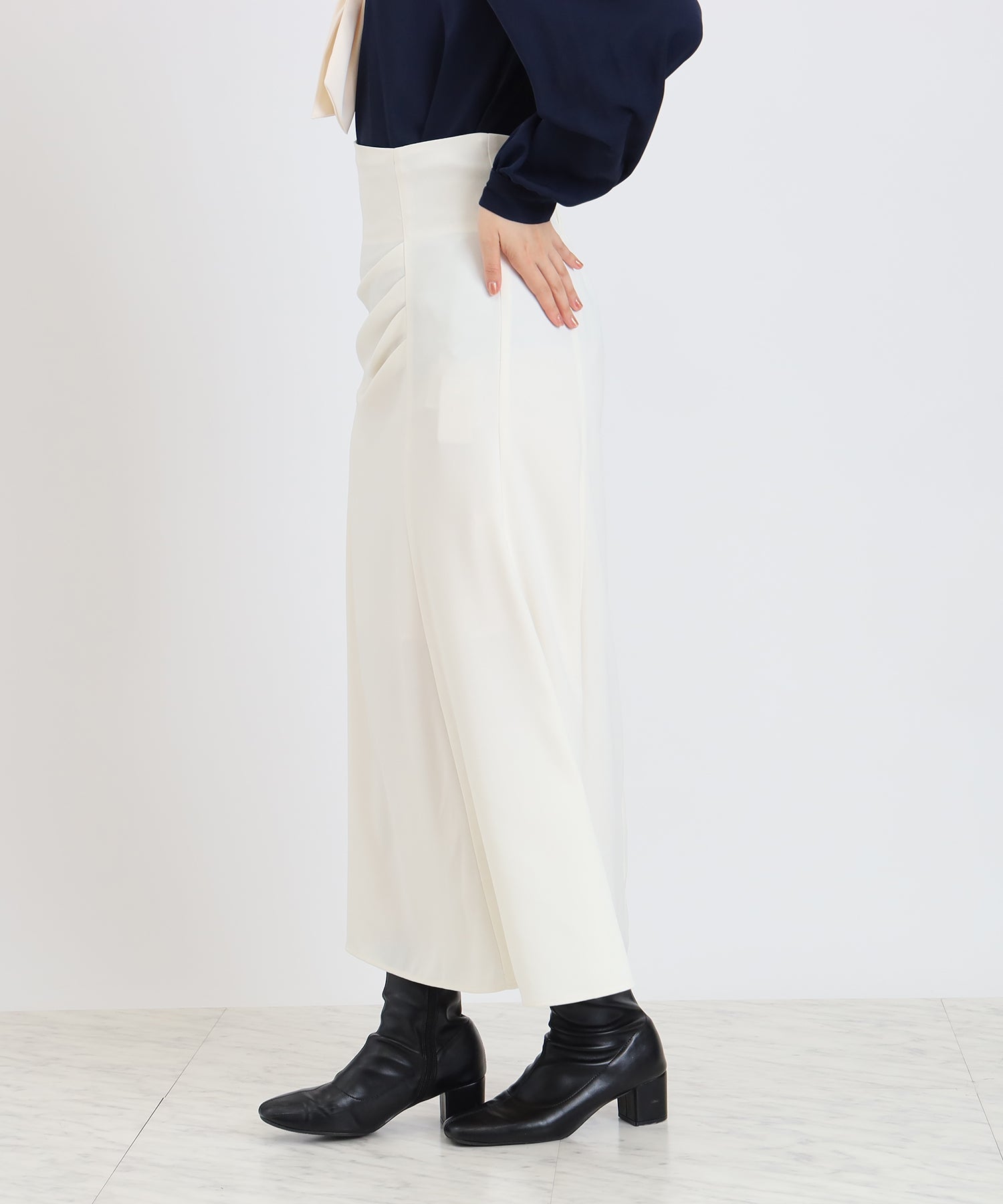 タックドレープスカート タックドレープスカート