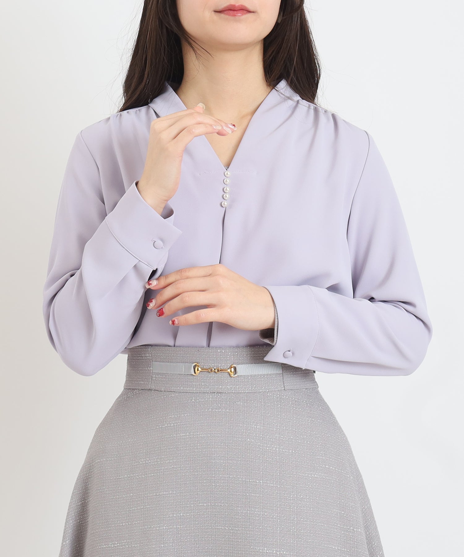 ラベンダー　model:160cm  着用サイズ：M