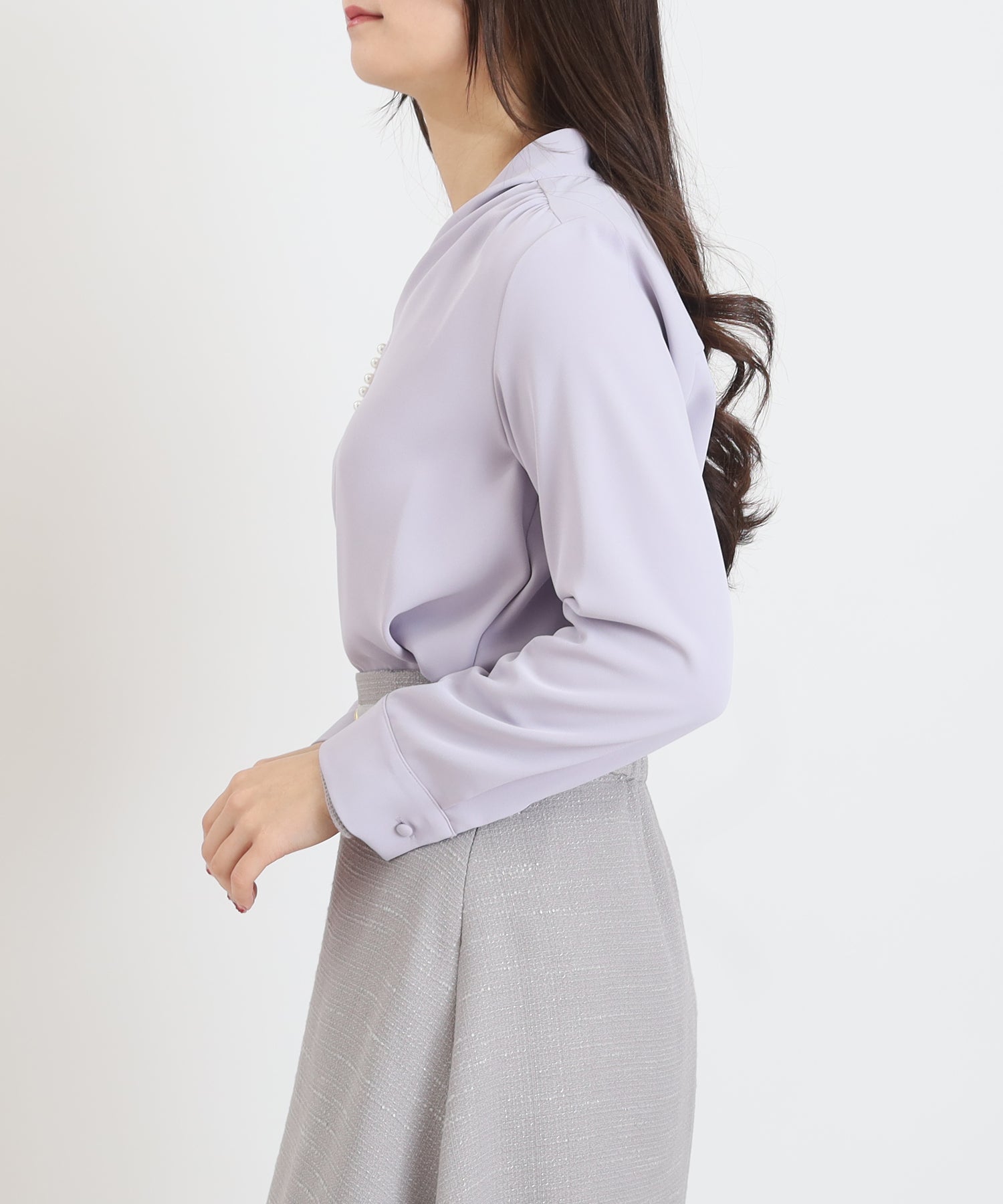 ラベンダー　model:160cm  着用サイズ：M