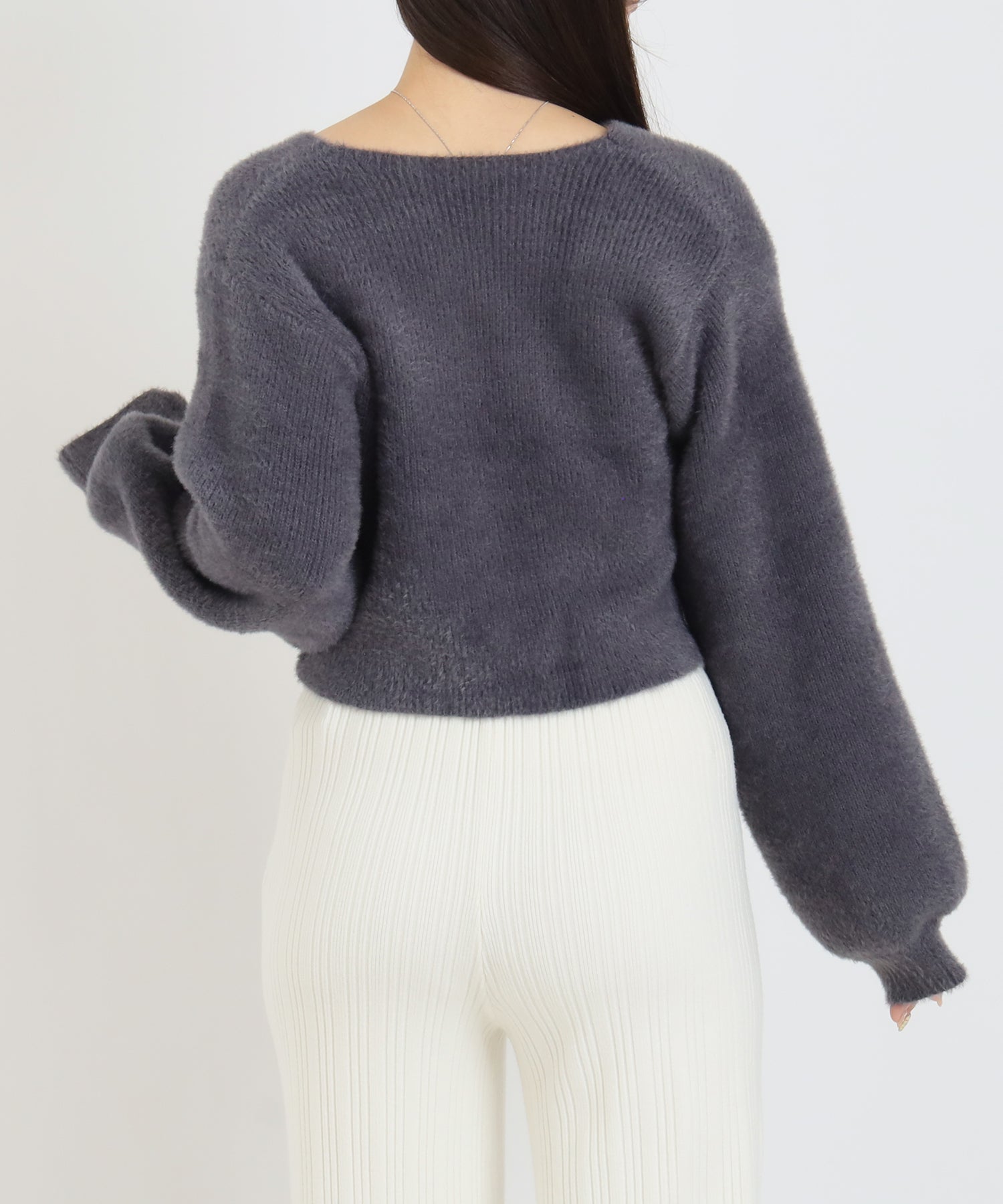 チャコール　model：160㎝　着用サイズ：M