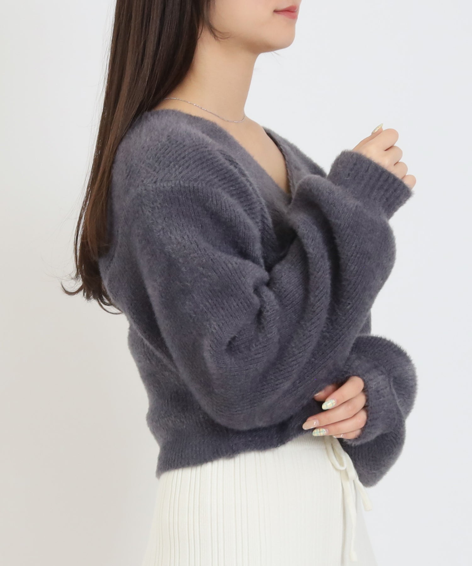 チャコール　model：160㎝　着用サイズ：M