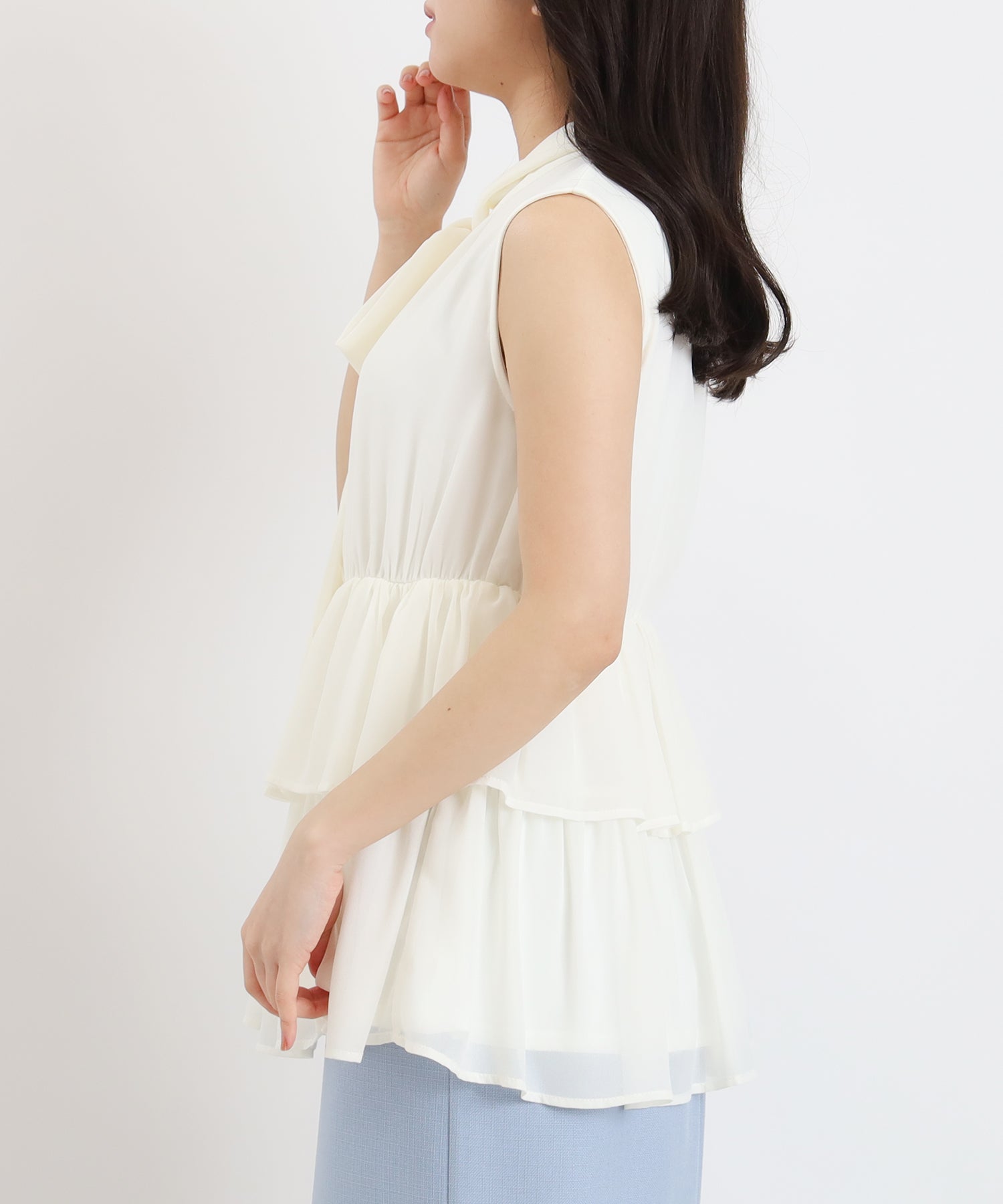 ホワイト　model:156cm  着用サイズ：M