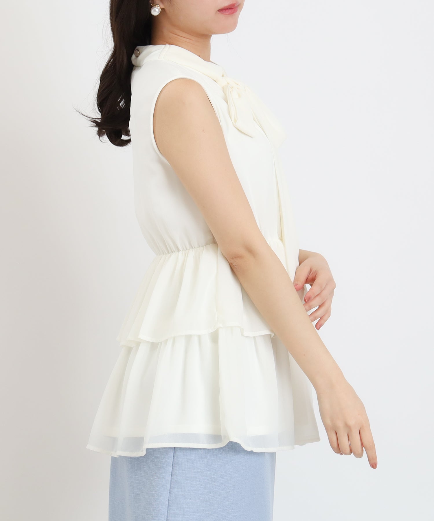 ホワイト　model:156cm  着用サイズ：M