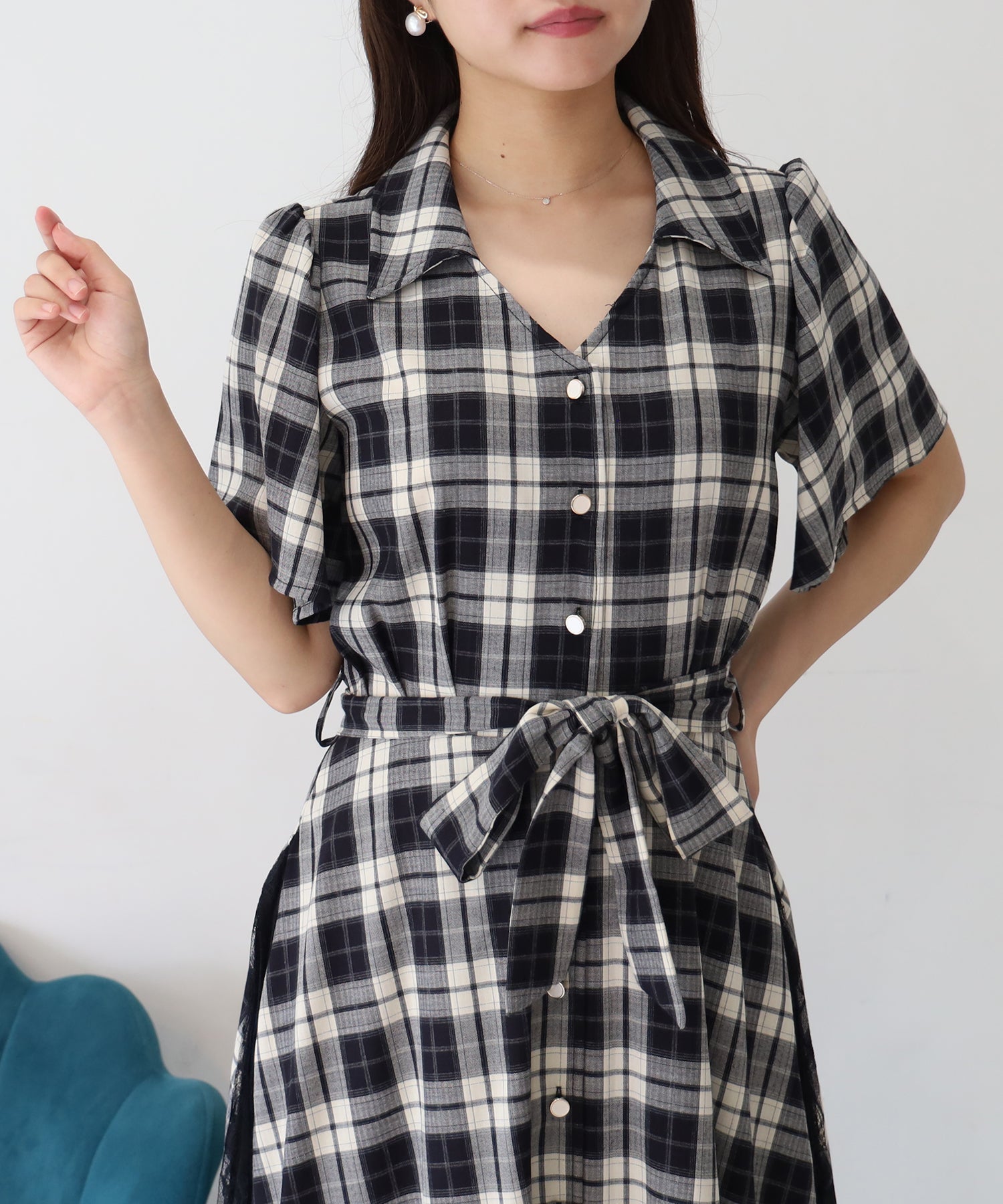 ブラック　model:156cm  着用サイズ：M