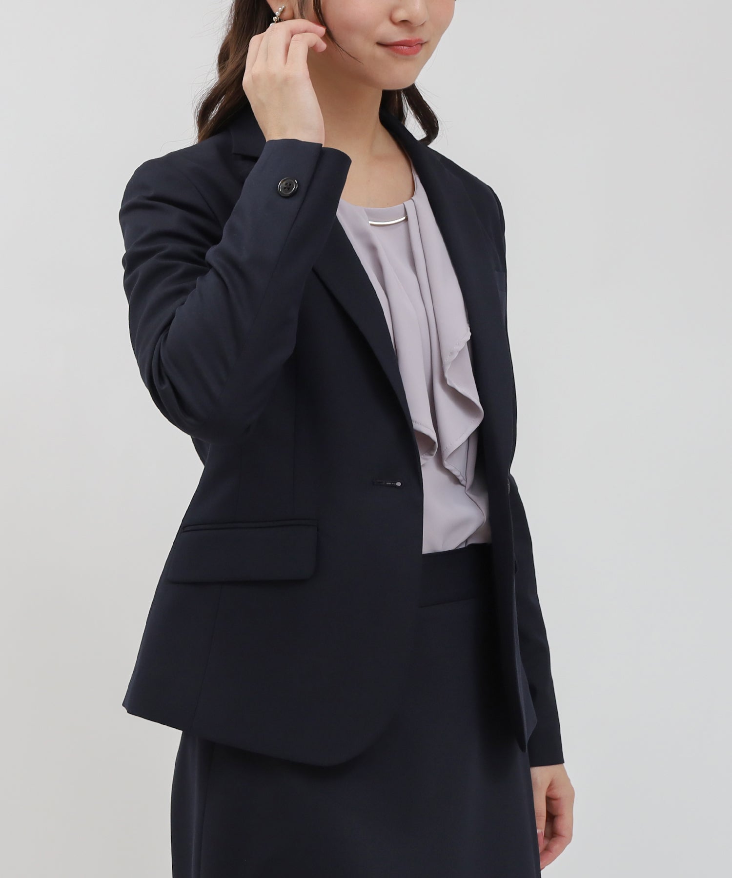 ネイビー　model：160　着用サイズ：M