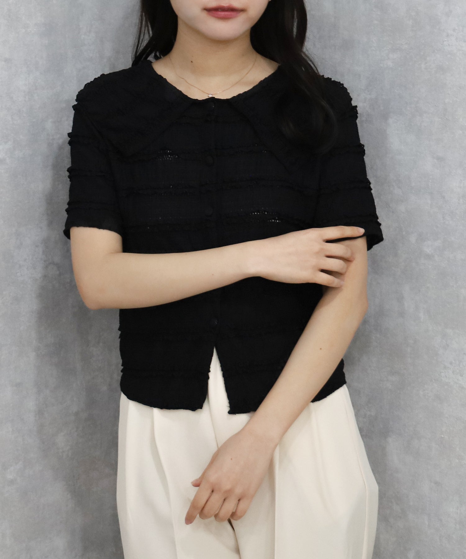 ブラック　model：156　着用サイズ：M