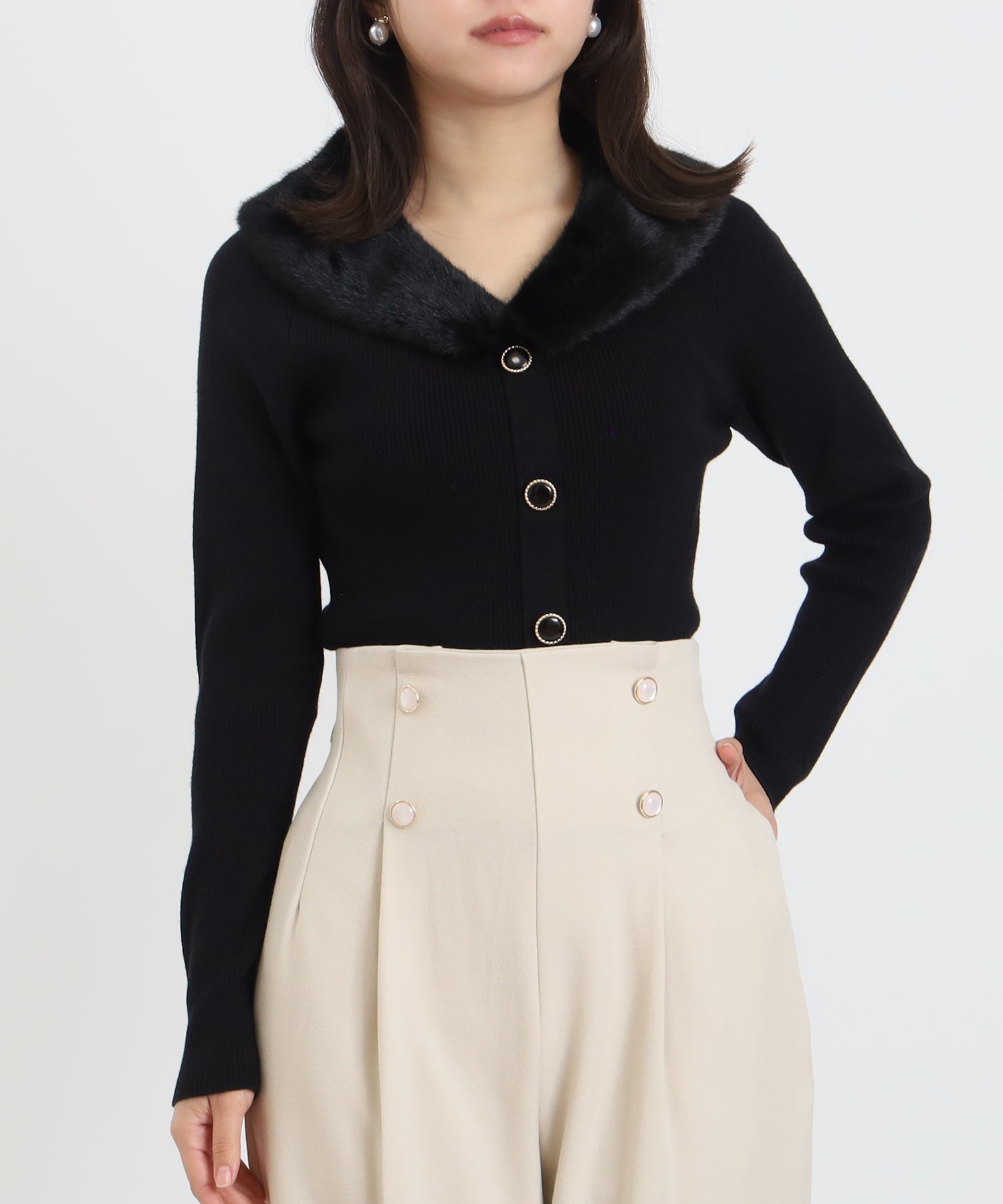 ブラック　model：156　着用サイズ：M