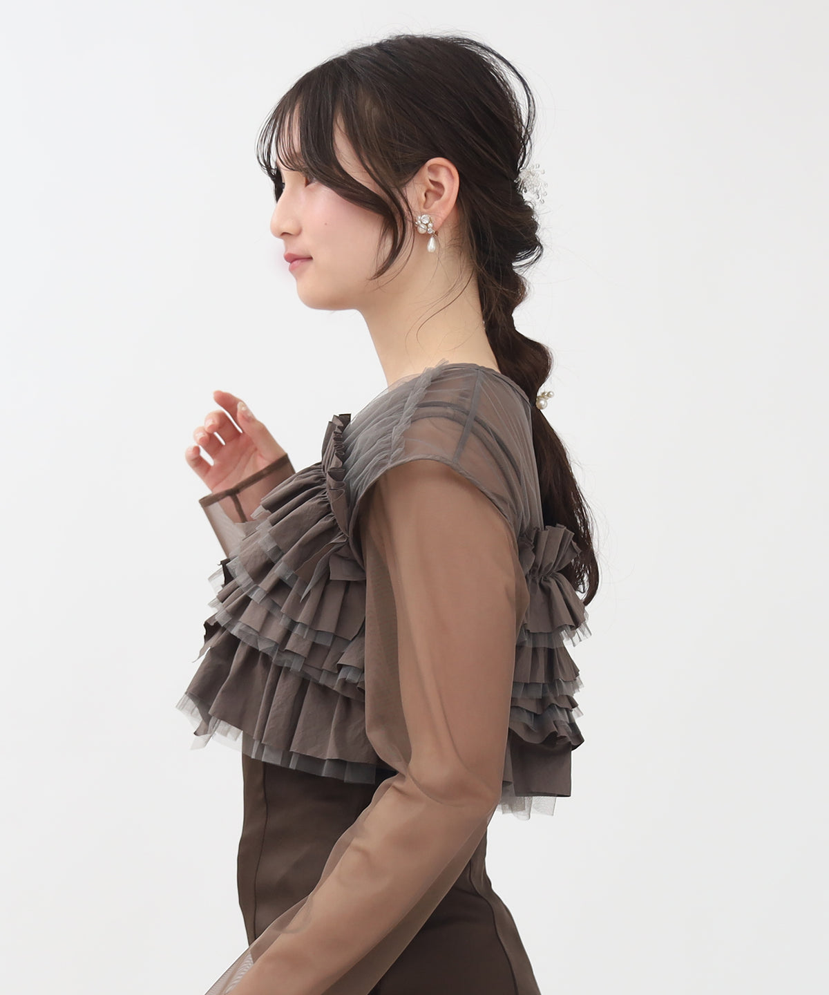 ブラウン　model：160　着用サイズ：M