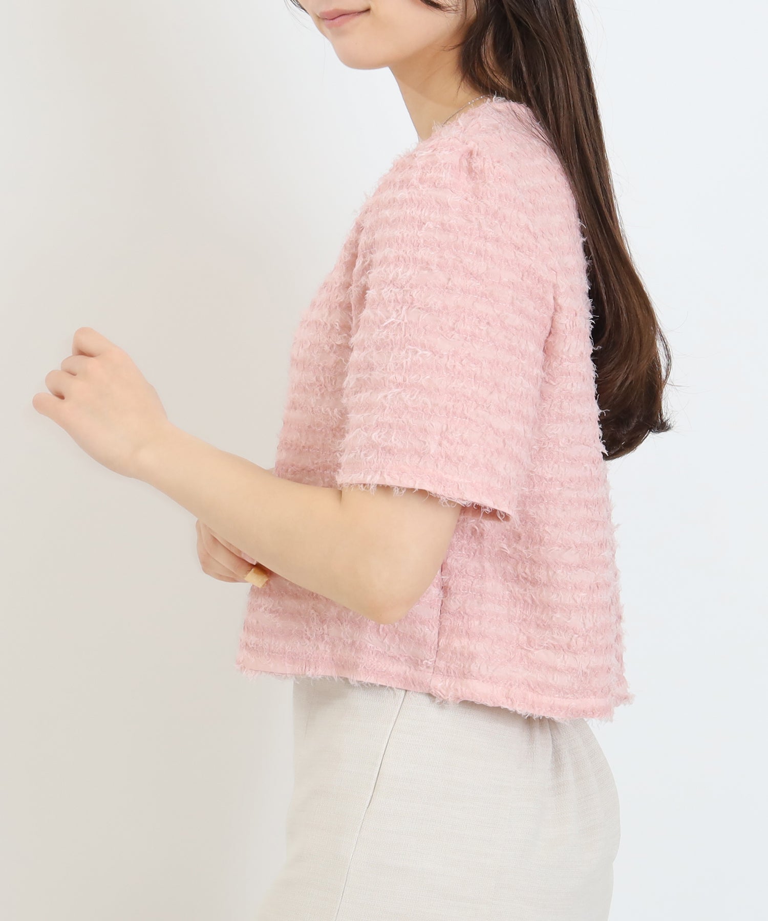 ピンク　model:160cm  着用サイズ：M