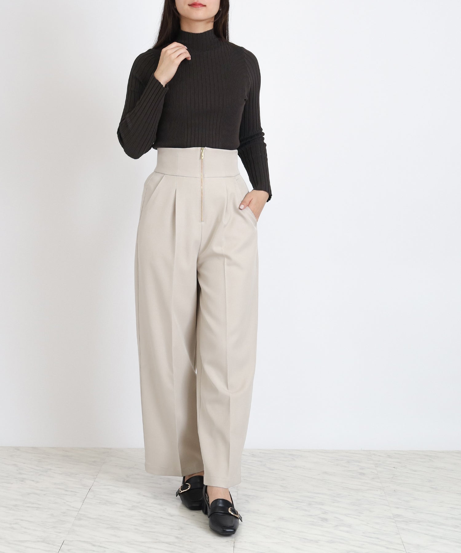 ブラウン　model：160　着用サイズ：M