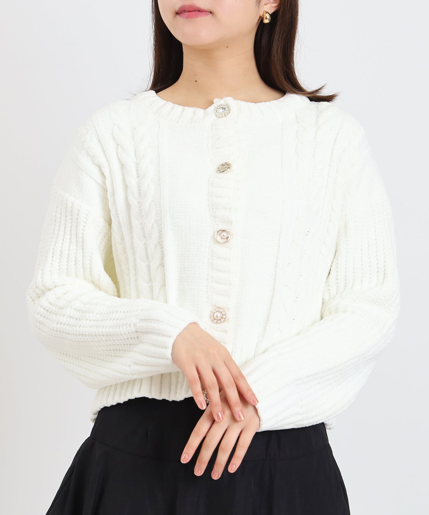 ホワイト　model：156　着用サイズ：M