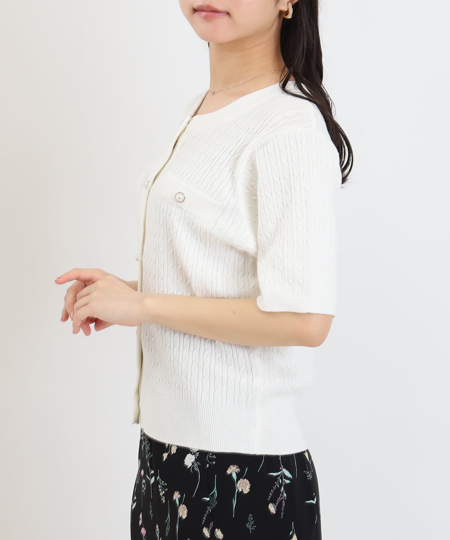 ホワイト　model:156cm  着用サイズ：M