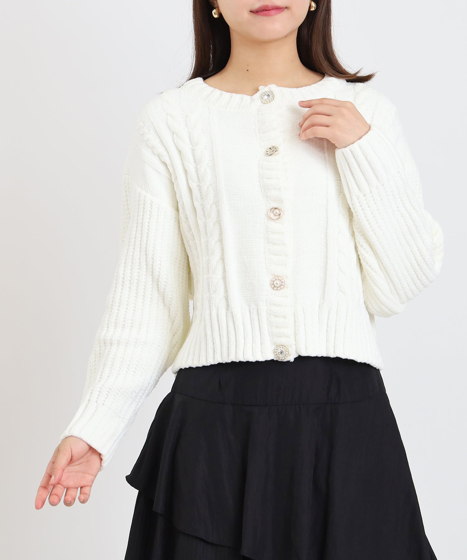 ホワイト　model：156　着用サイズ：M