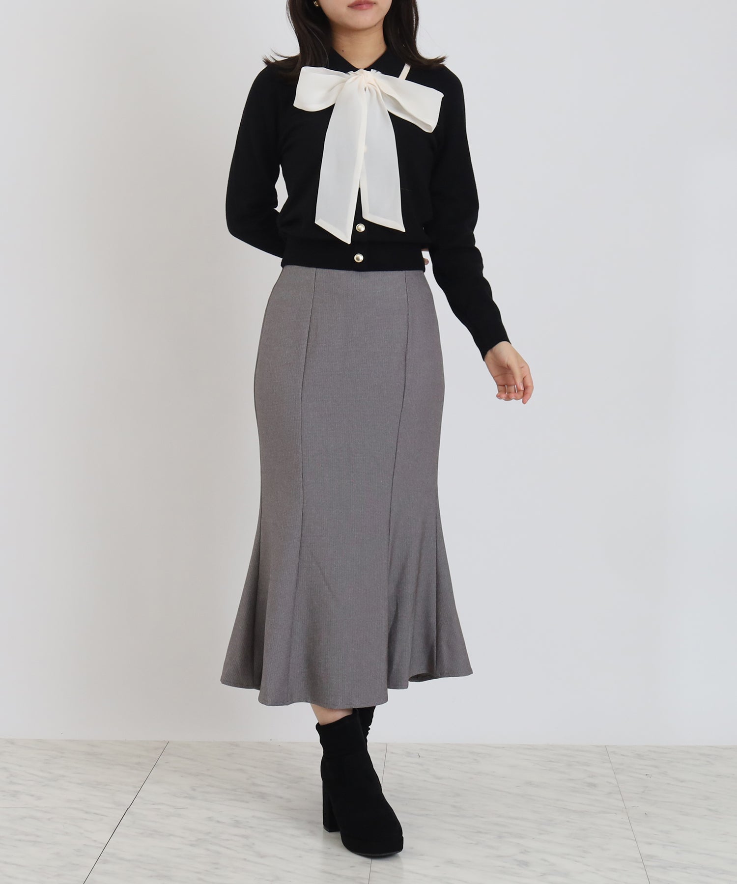 ブラック　model:156cm  着用サイズ：M