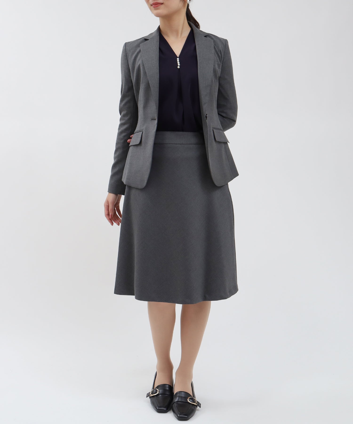 チャコール　model：160　着用サイズ：M