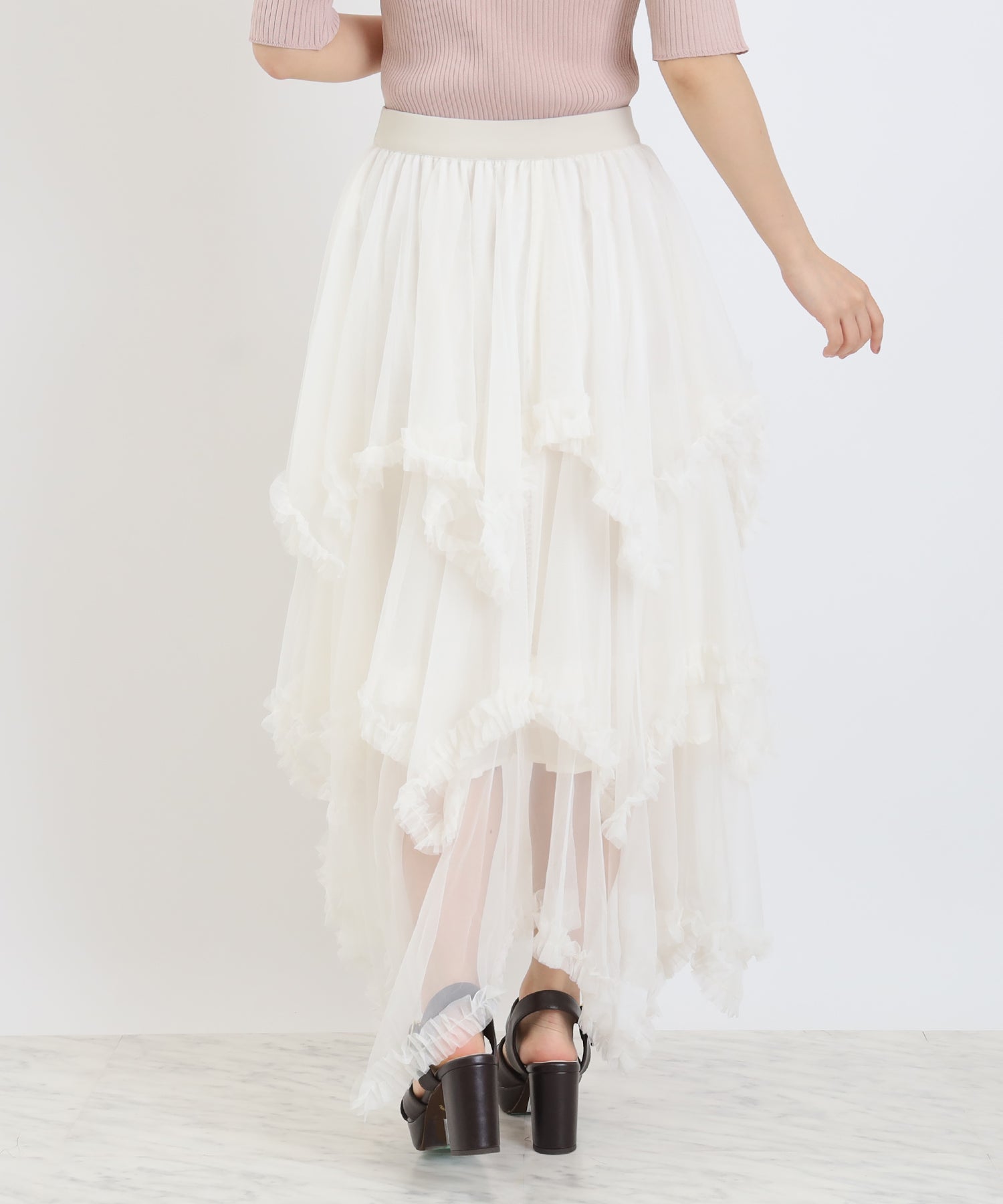 ホワイト　model:156cm  着用サイズ：M