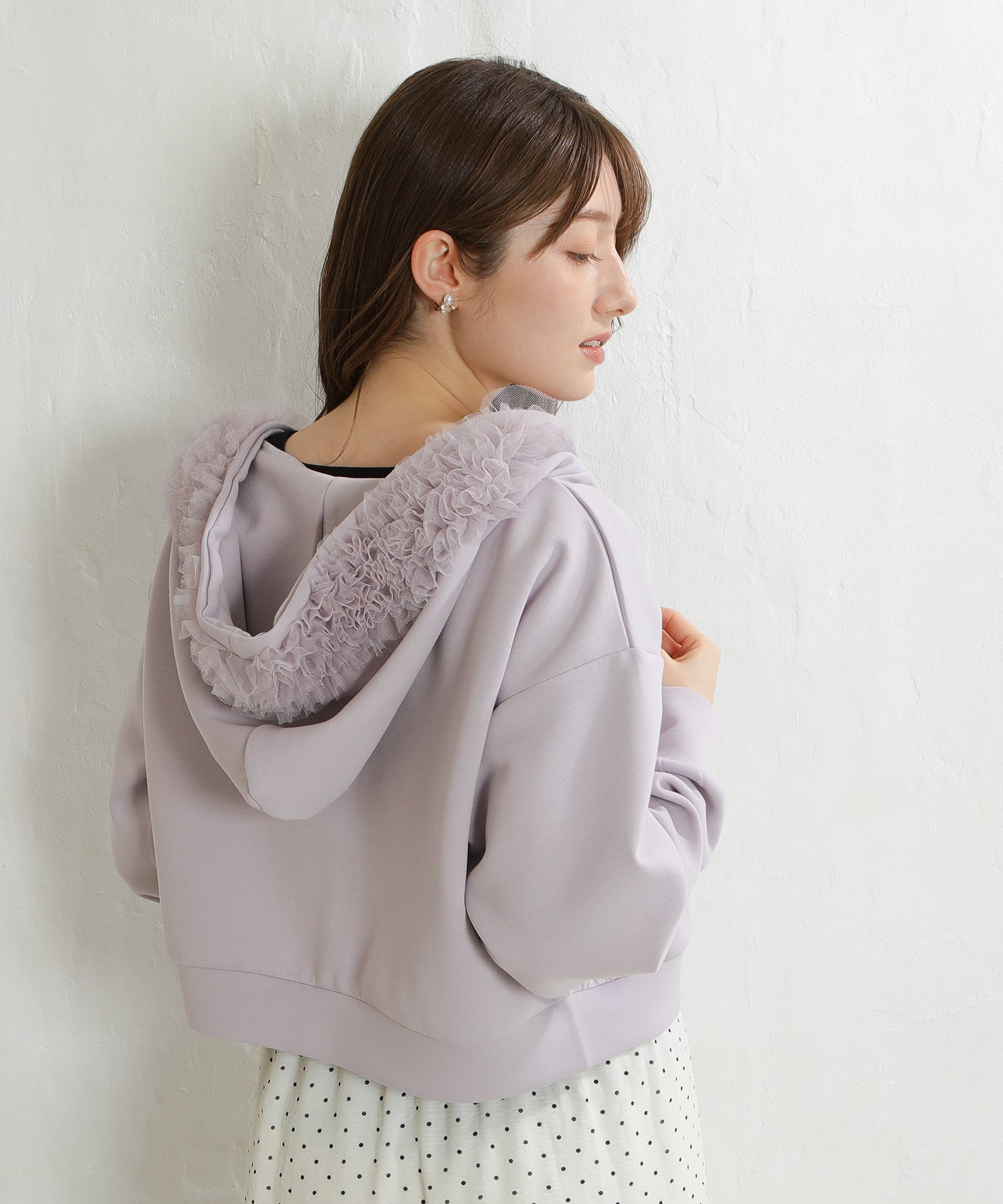 ラベンダー　model：163　着用サイズ：M