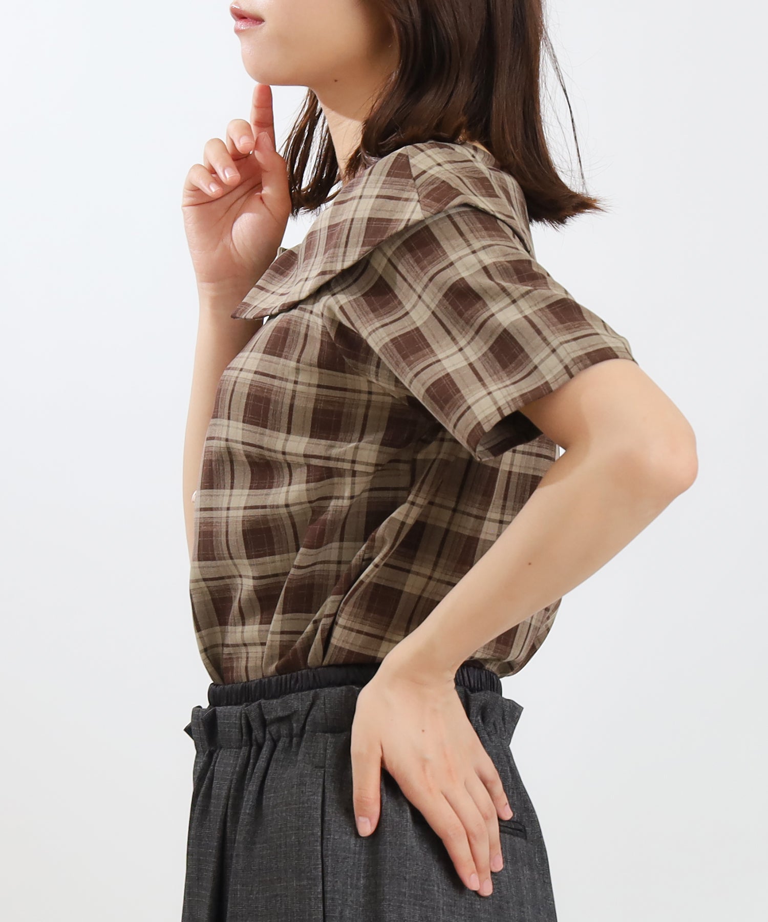 その他(チェック)　model：156　着用サイズ：Ｍ