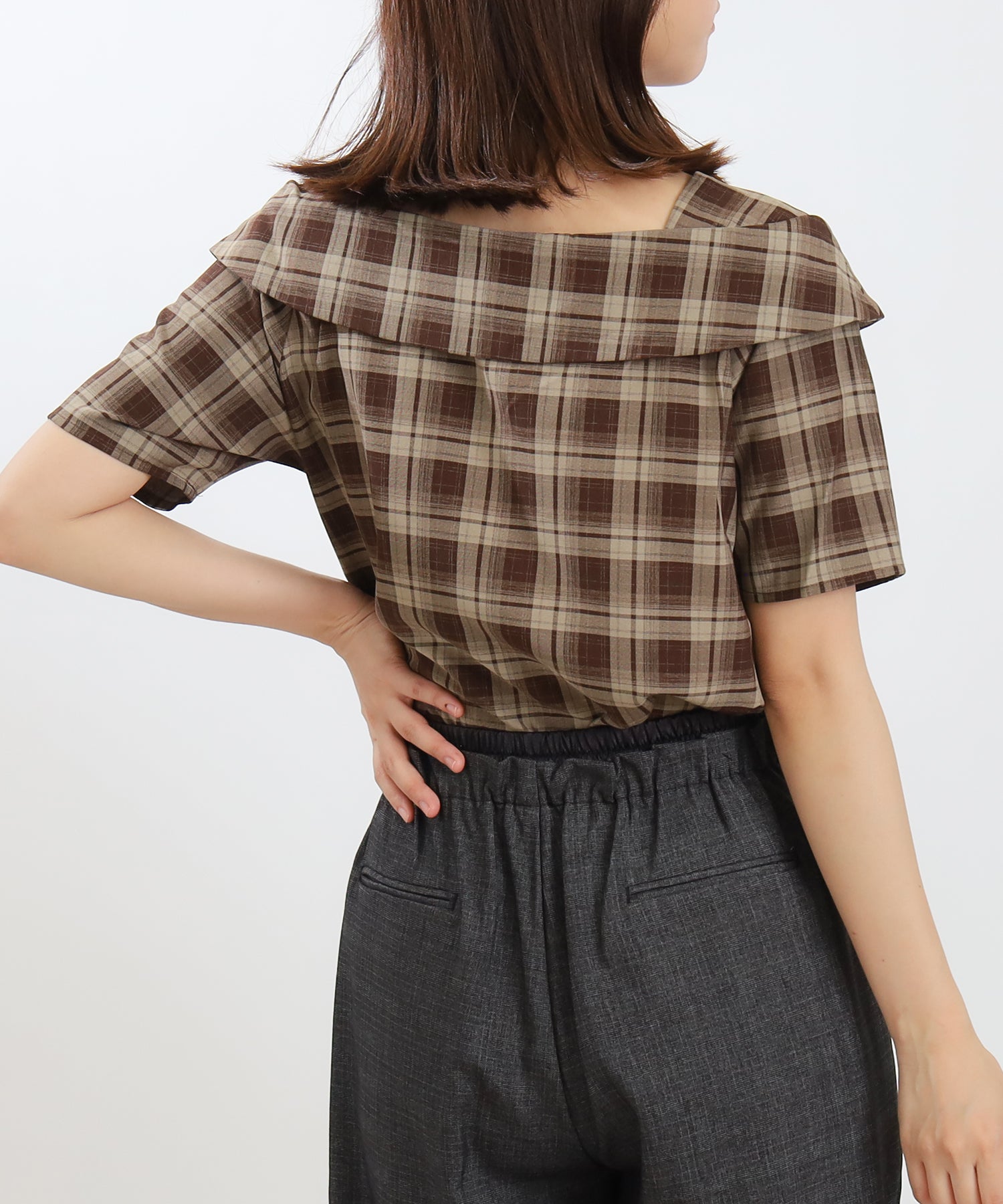 その他(チェック)　model：156　着用サイズ：Ｍ