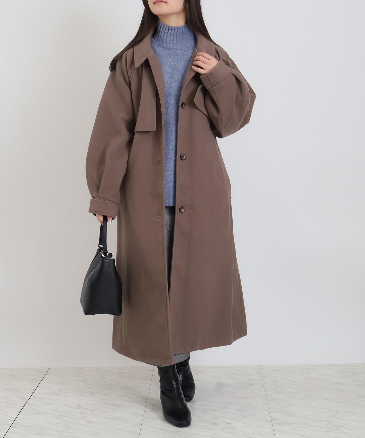 ブラウン　model：160　着用サイズ：M