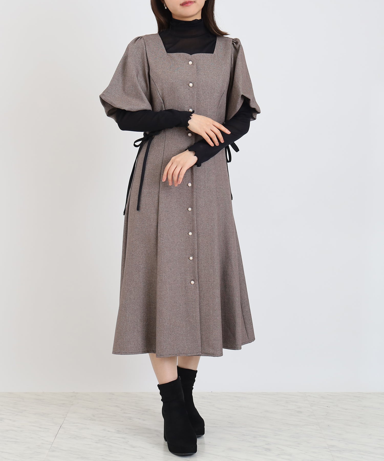 ブラック　model:156cm  着用サイズ：M