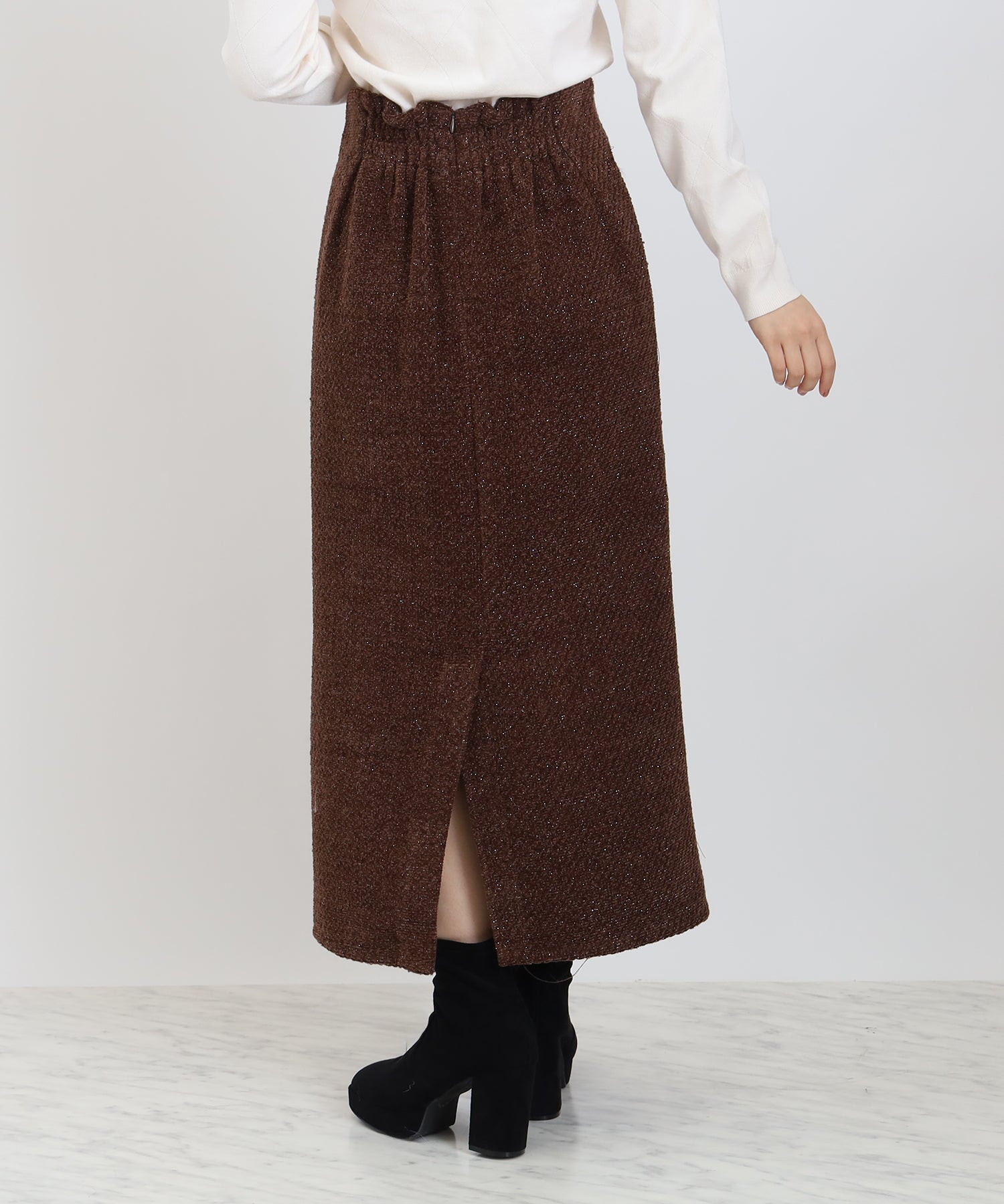 ブラウン　model:156cm  着用サイズ：M