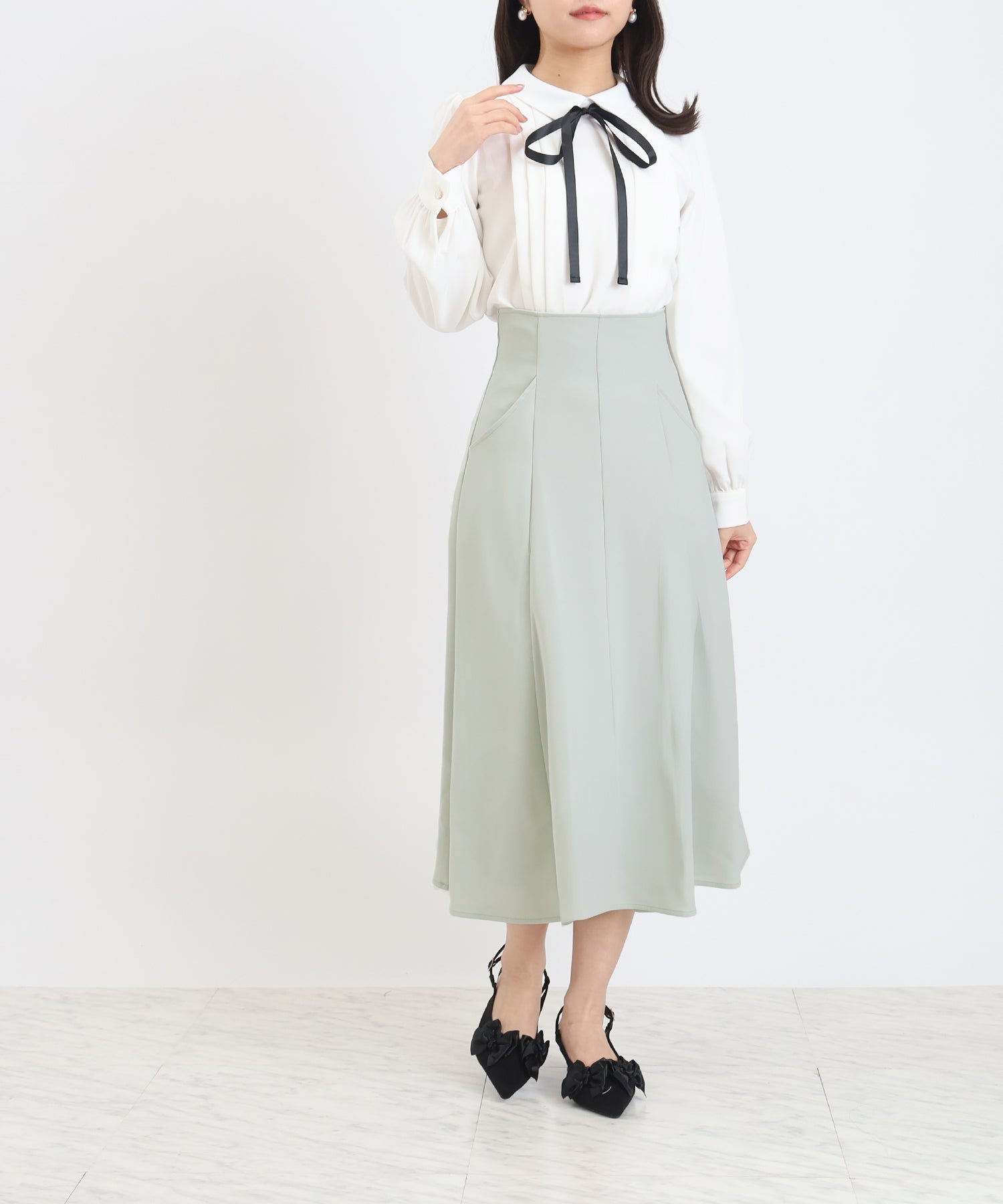 ミント　MODEL:156　着用サイズ：S