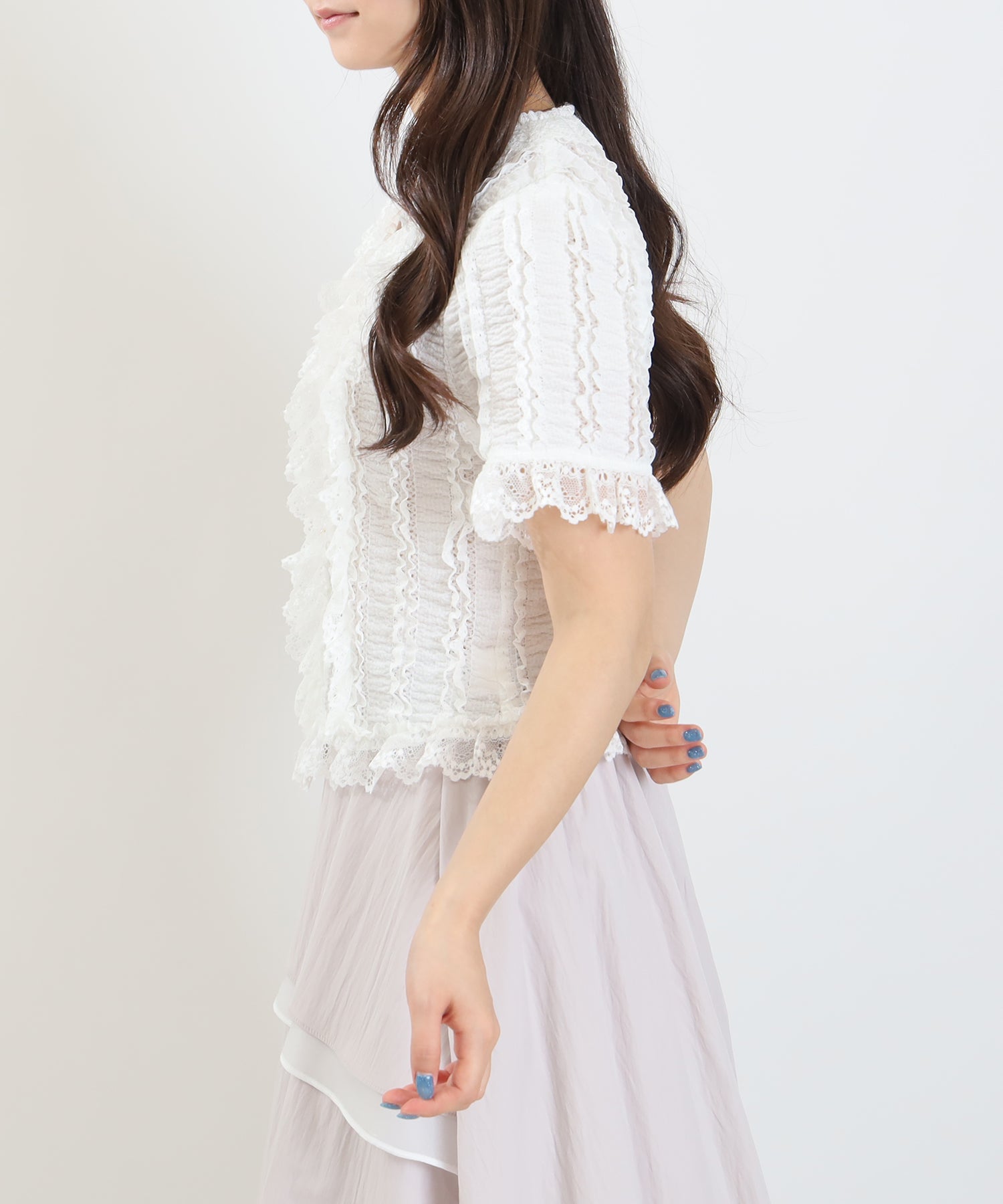 ホワイト　model:160cm  着用サイズ：M