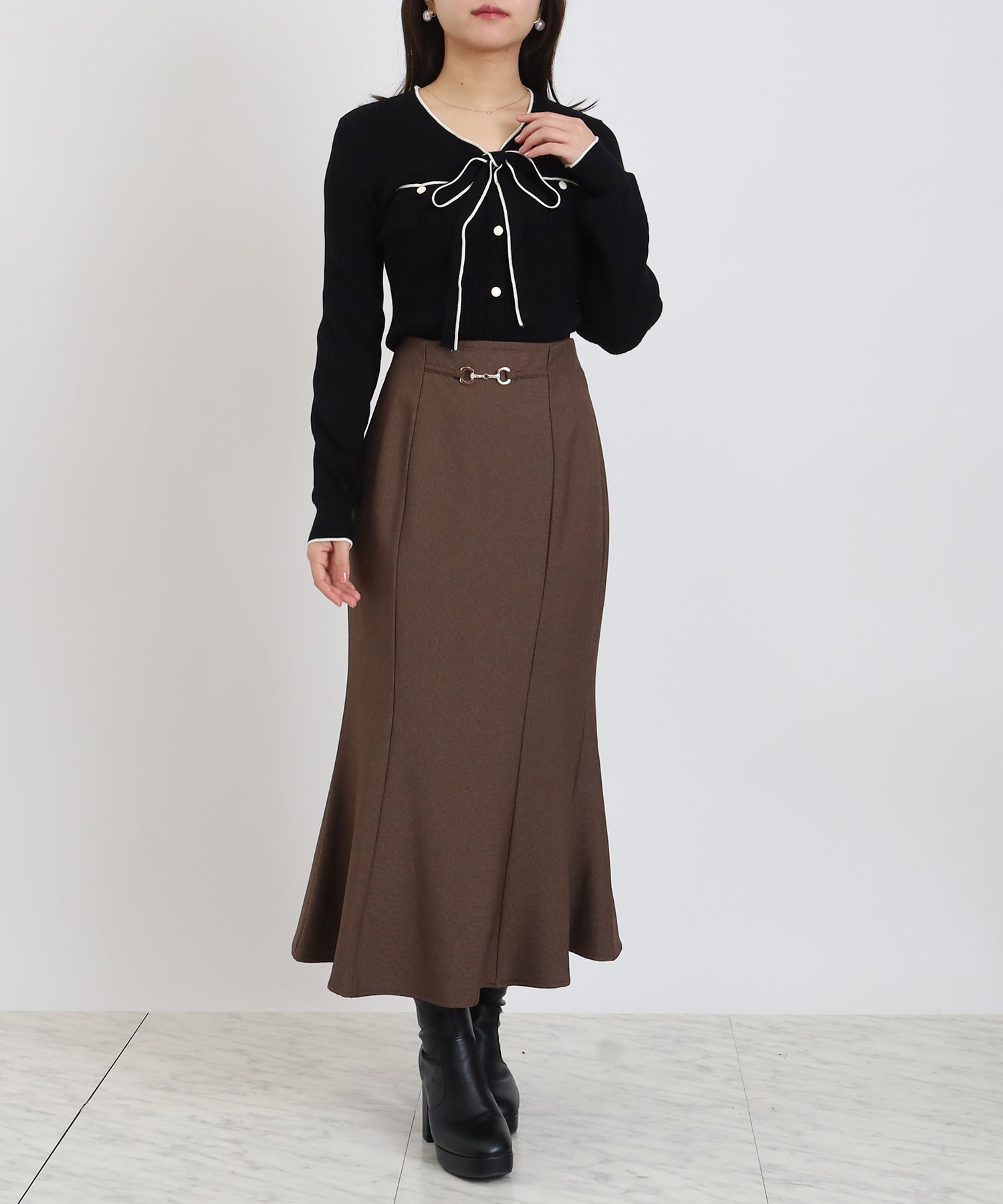 ブラック　model:156　着用サイズ：M